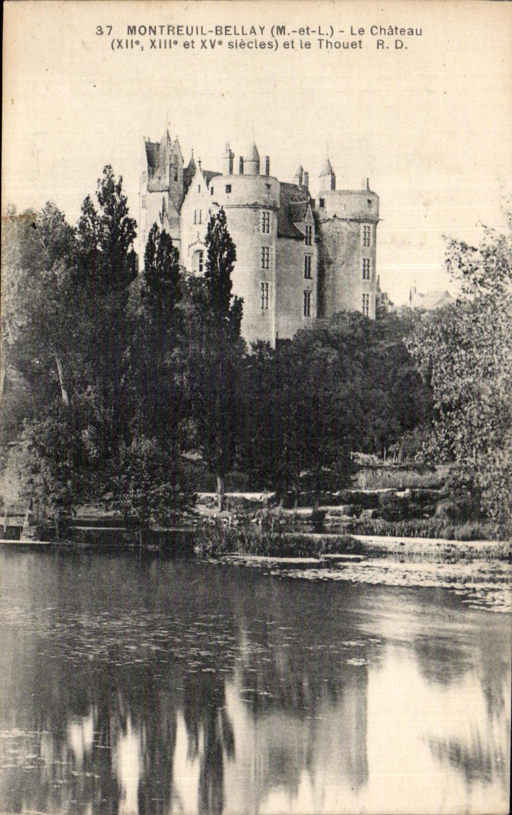 CPA Montreuil Bellay Le chateau
