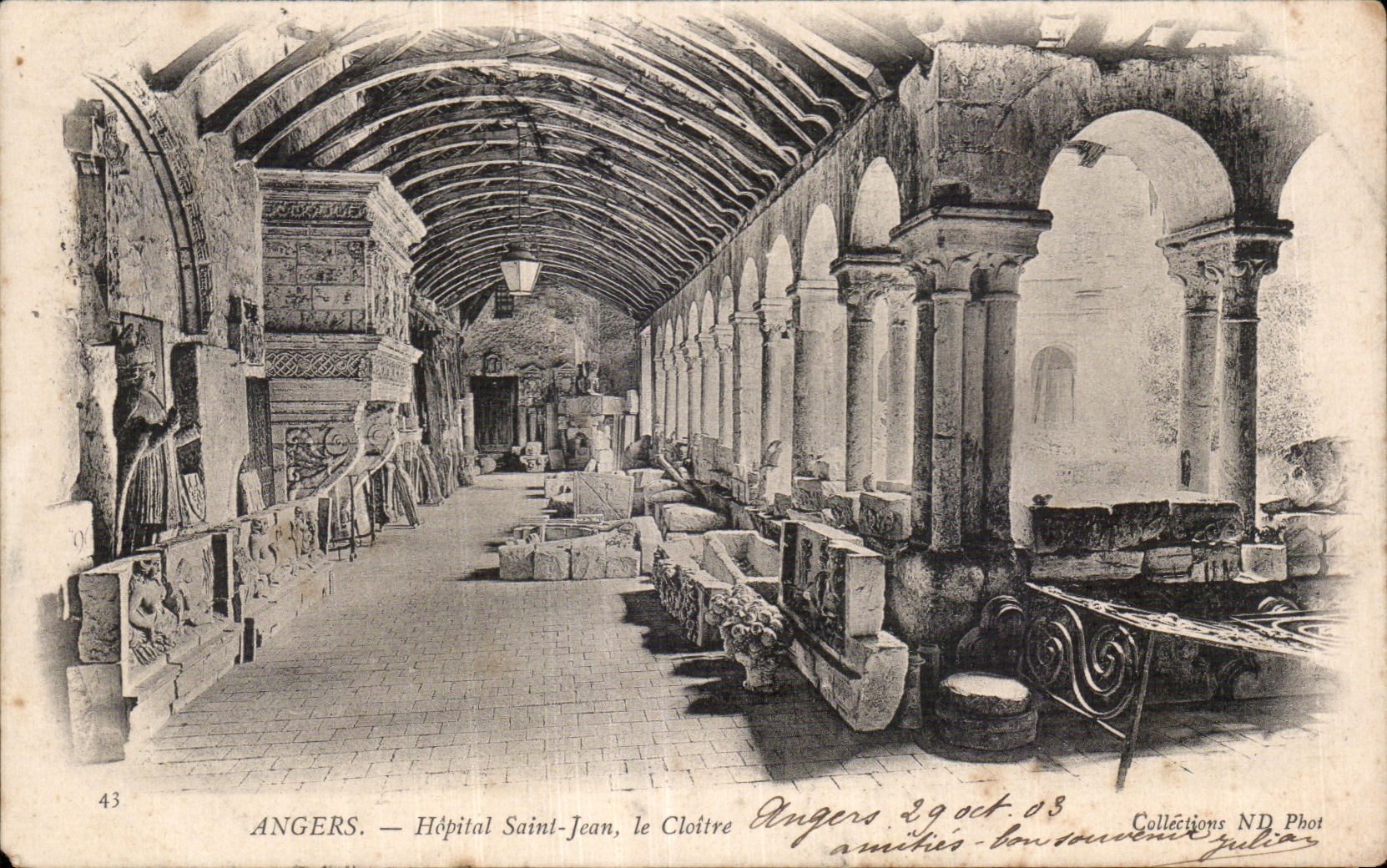 CPA Angers Hospital Saint Jean the cloister