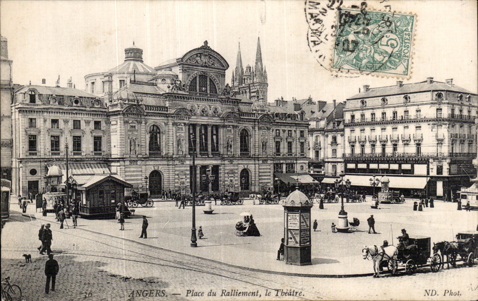 CPA Angers Places rallying the theater