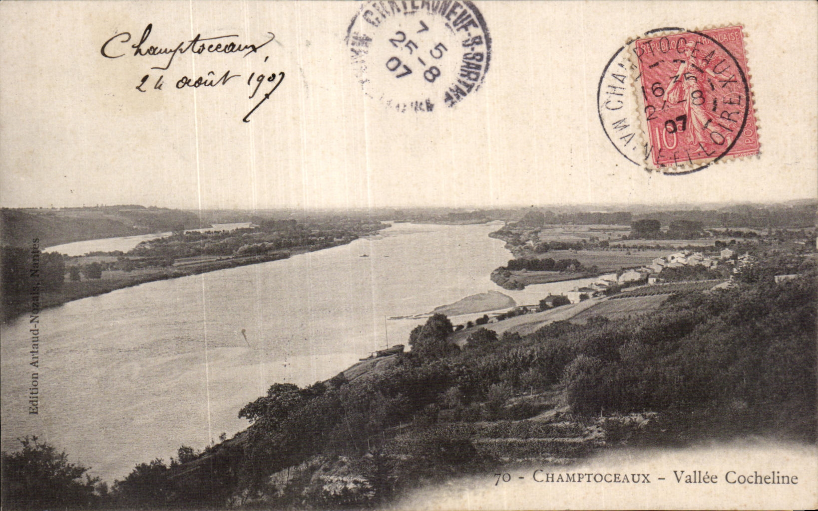 CPA Champtoceaux Vallee Cocheline
