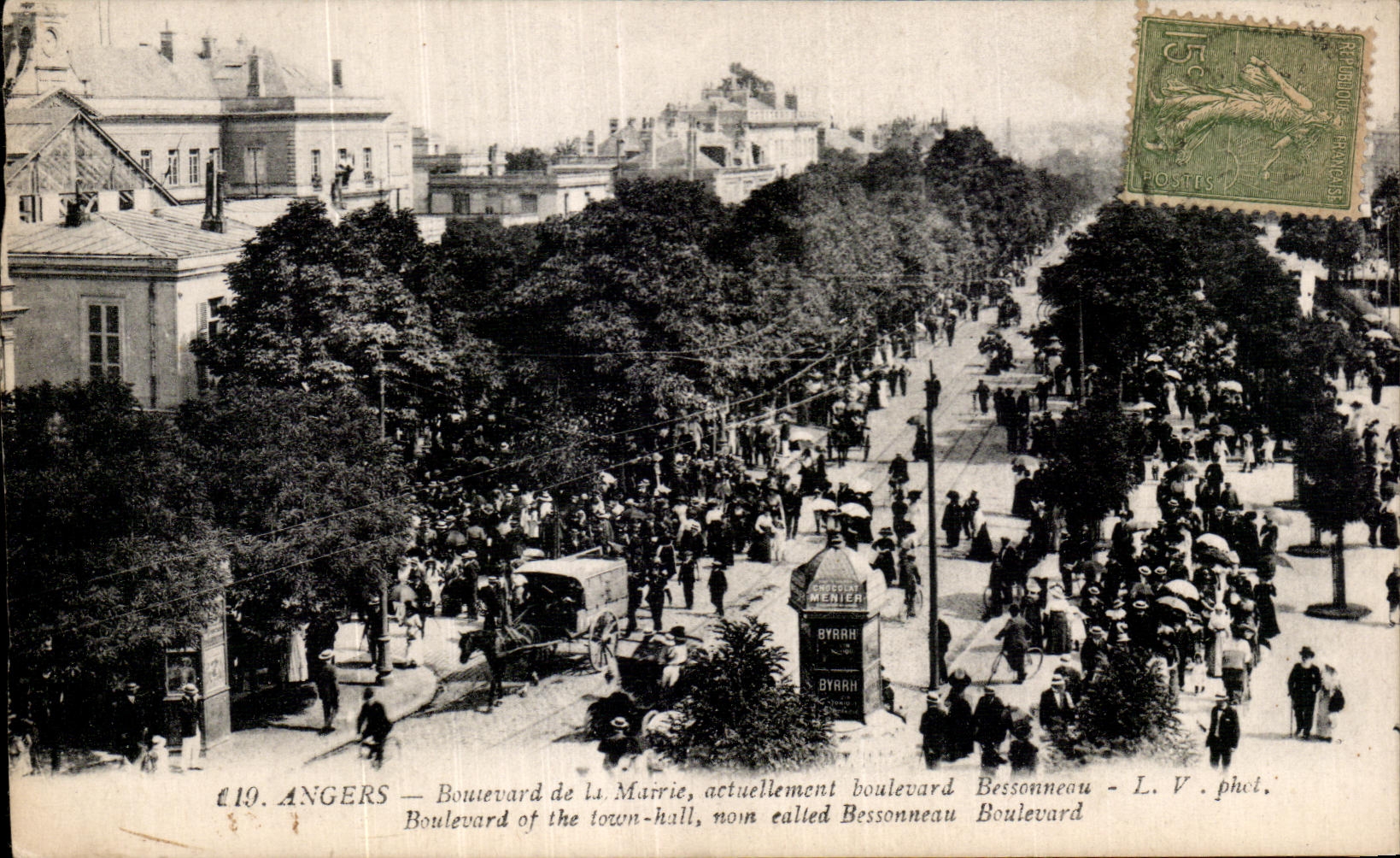 CPA Angers Bouievard of Marrie currently boulevard bessonneau