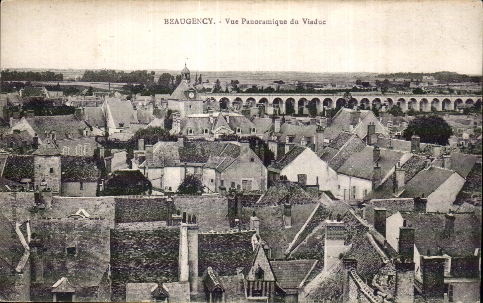 CPA Beaugency Seen Panoramaque of the Viaduct