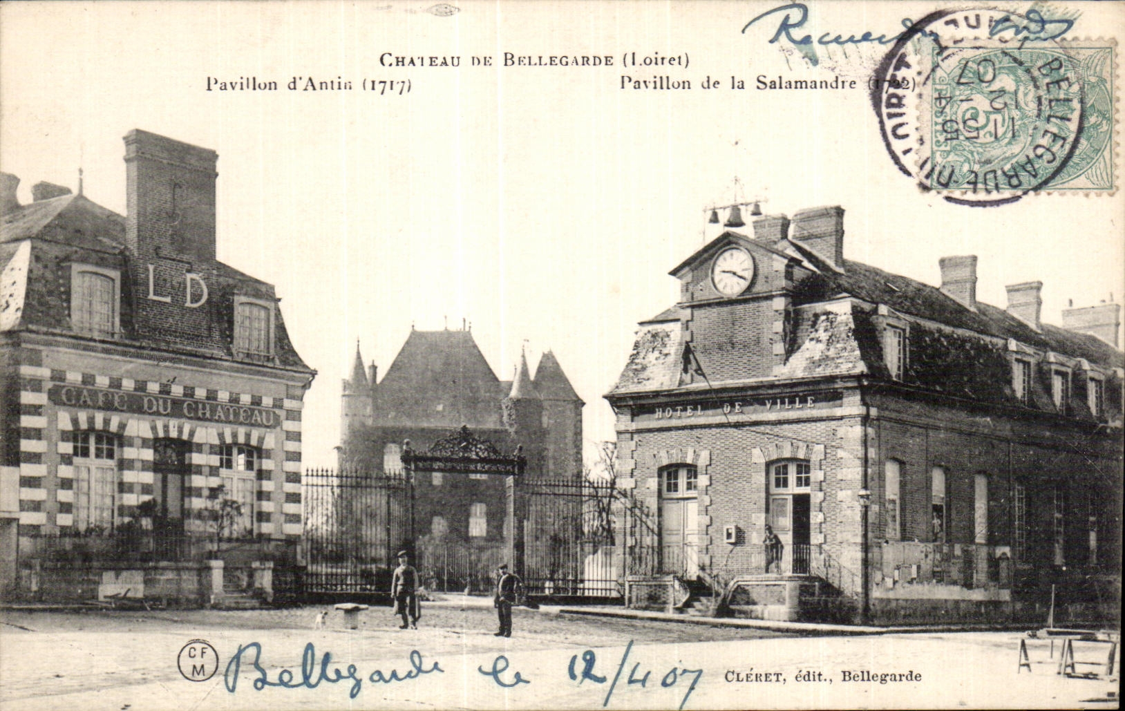 CPA Castle of Bellegrade (Loiret) House Antin House of the Salamander