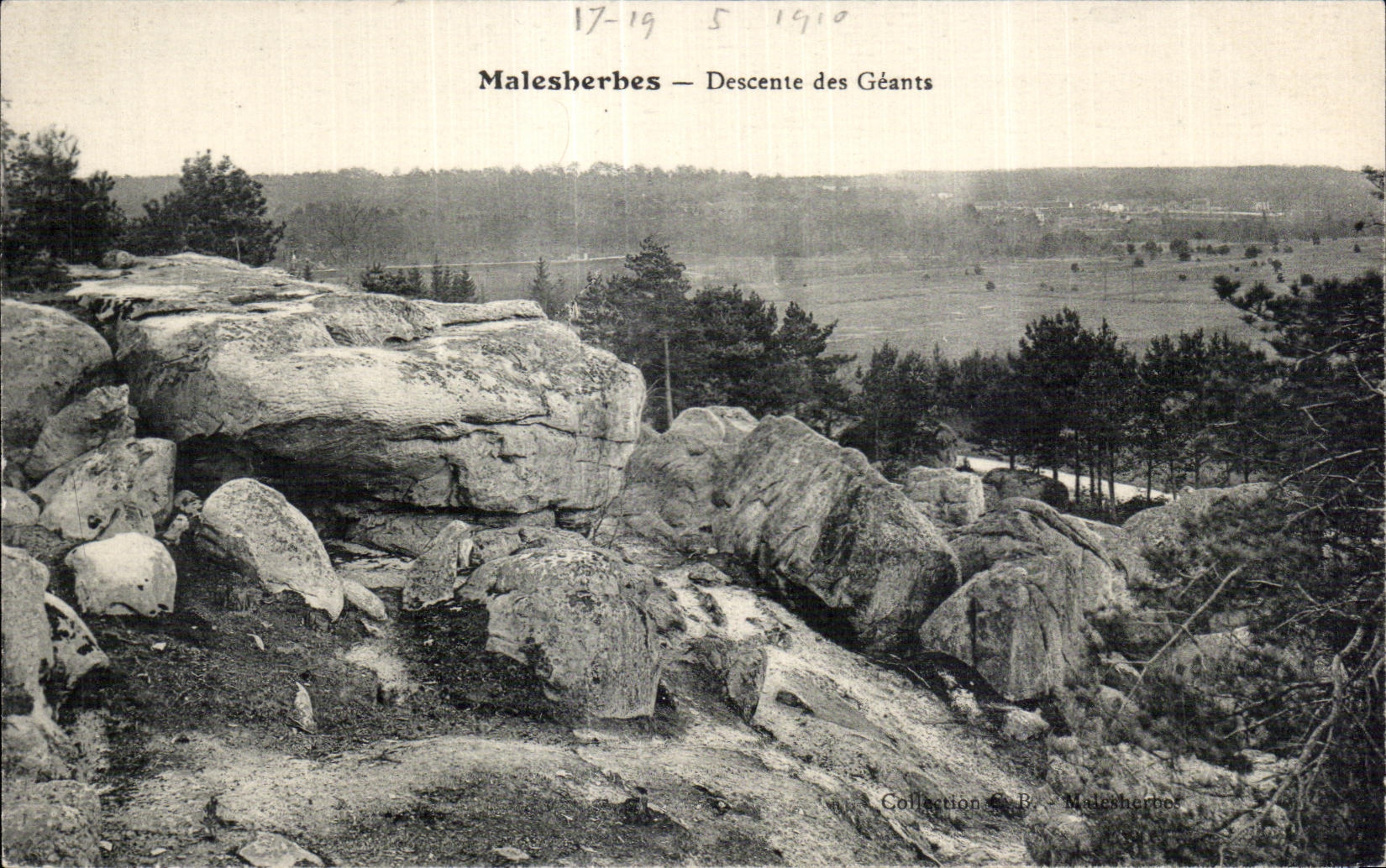 CPA Malesherbes Descent of the Giants