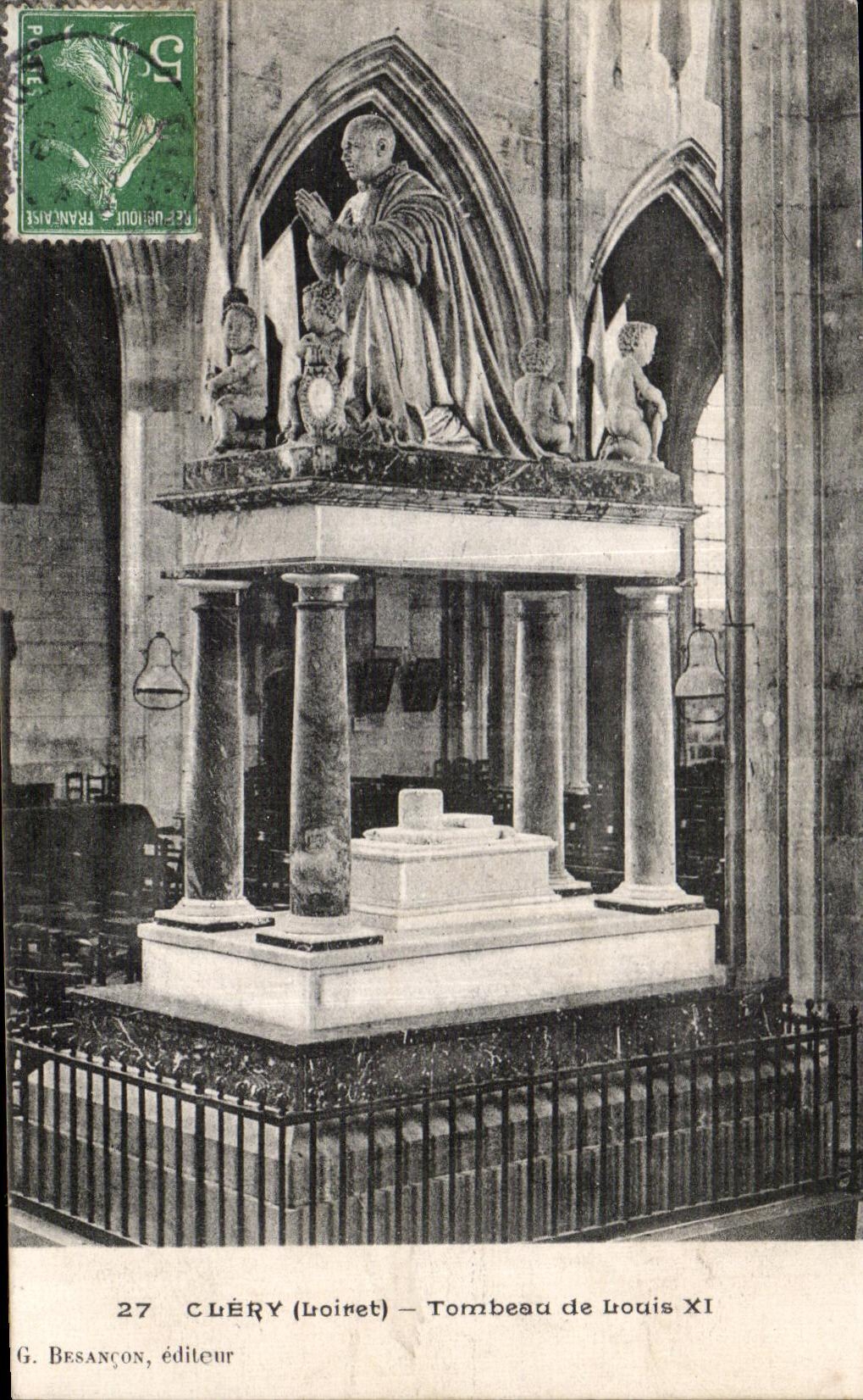 CPA Clery (Loiret) Tomb of Louis XI
