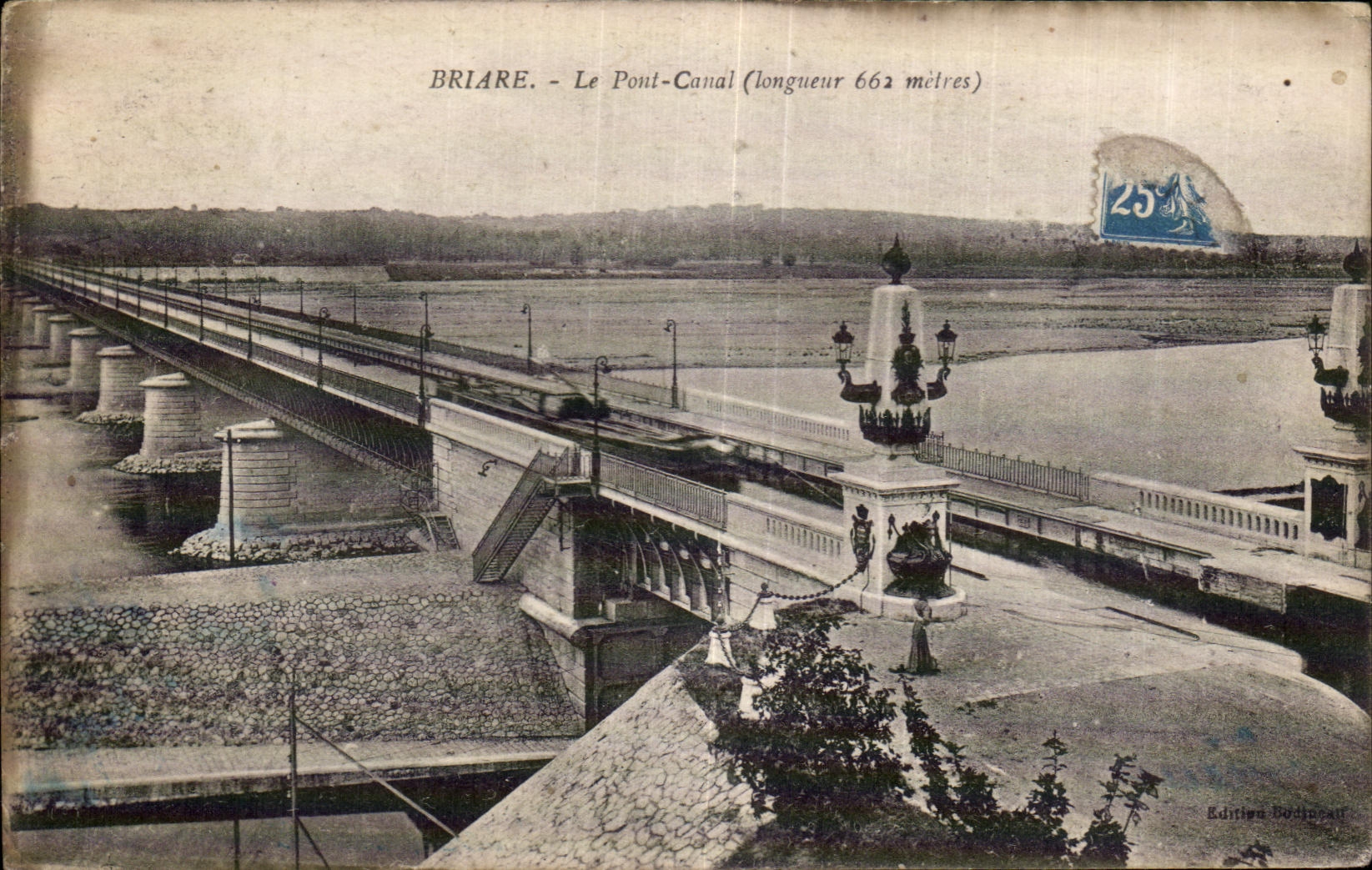 CPA Briare the Bridge Canal