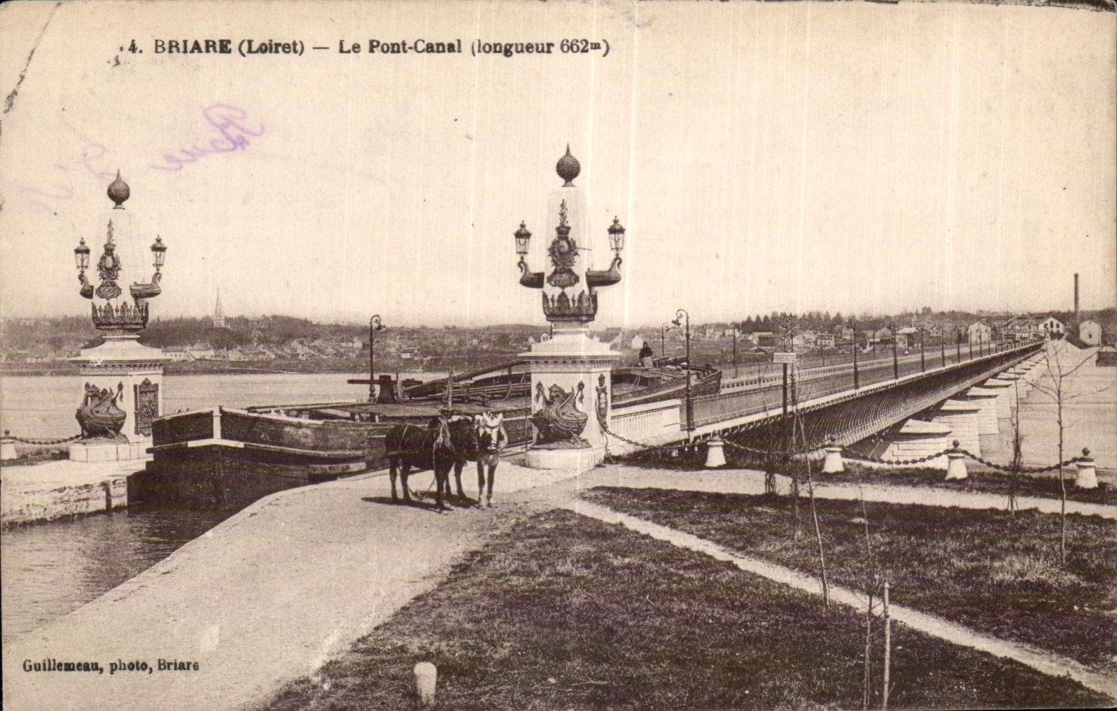 CPA Briare (Loiret) the Bridge Canal