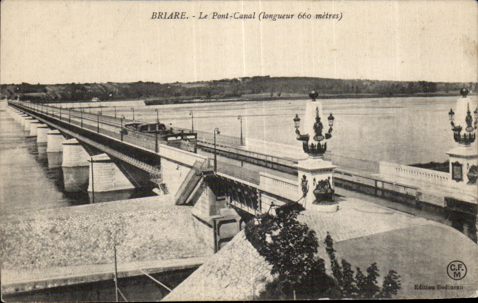 CPA Briare Pent Canal (length Measured)