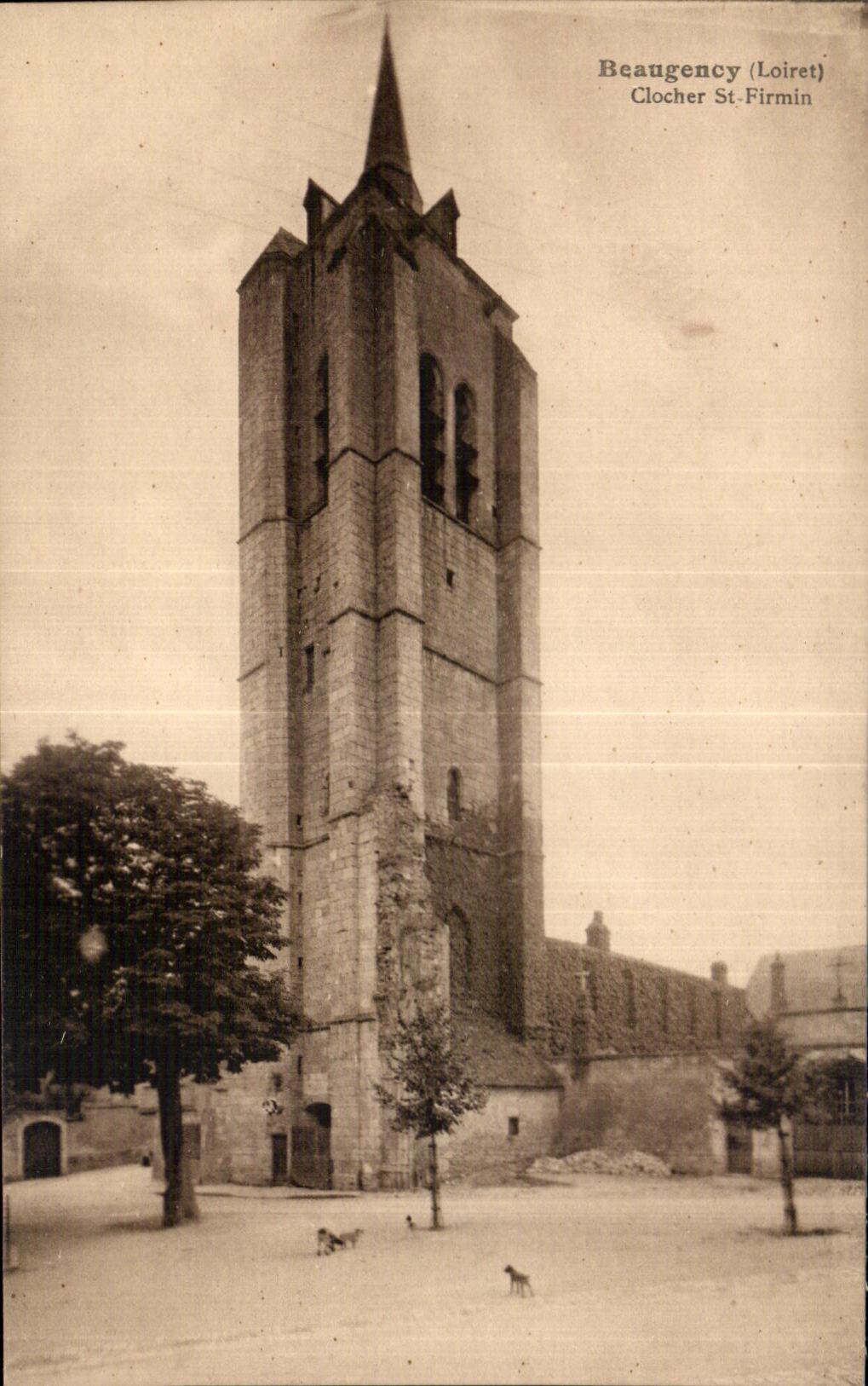 CPA Beaugency (Loiret) Bell-tower St Firmin