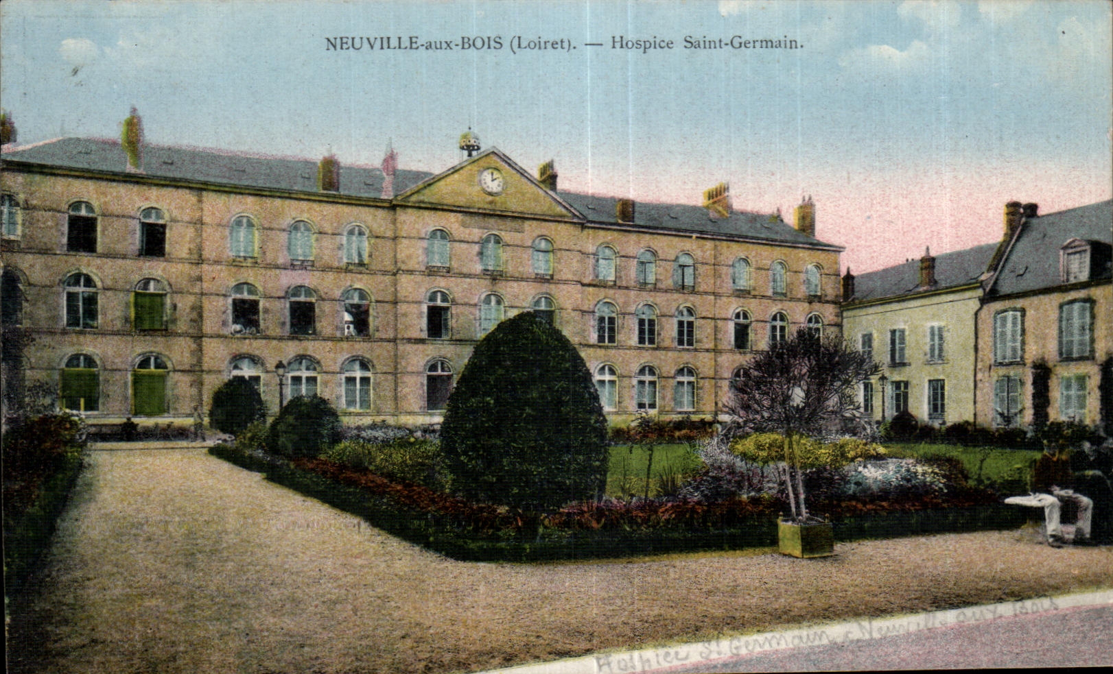 CPA Neuville with Wood (Loiret) Old people's home Saint Germain