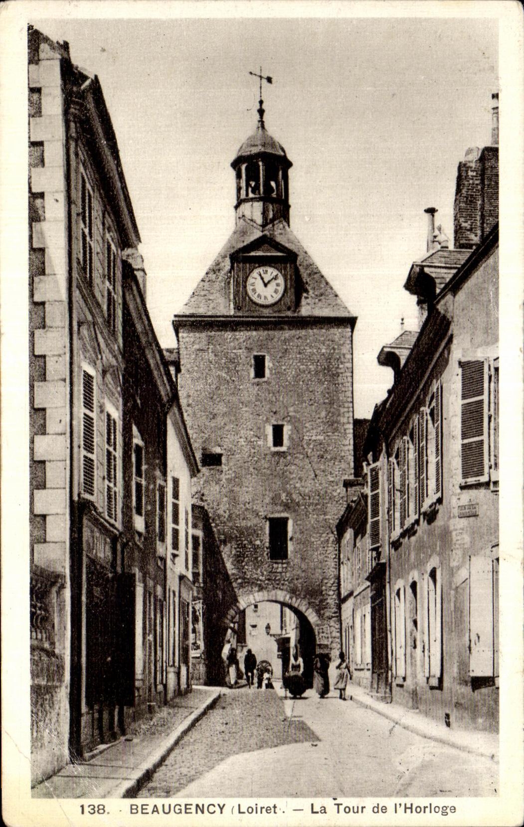 CPA Beaugency Loiret the Tower of I Clock