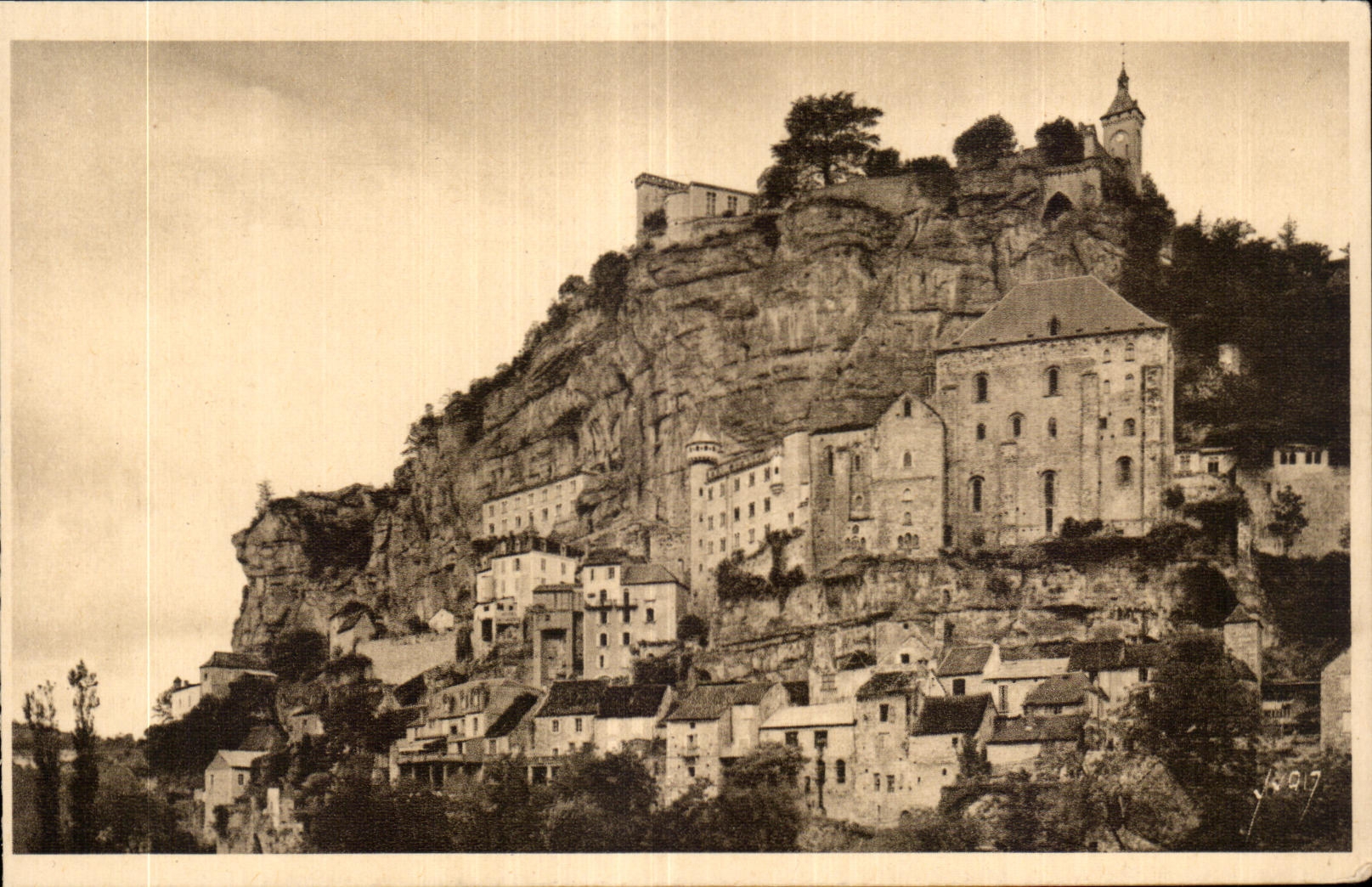 CPA Rocamadour (Lot) Le Rocvu de la Vallee