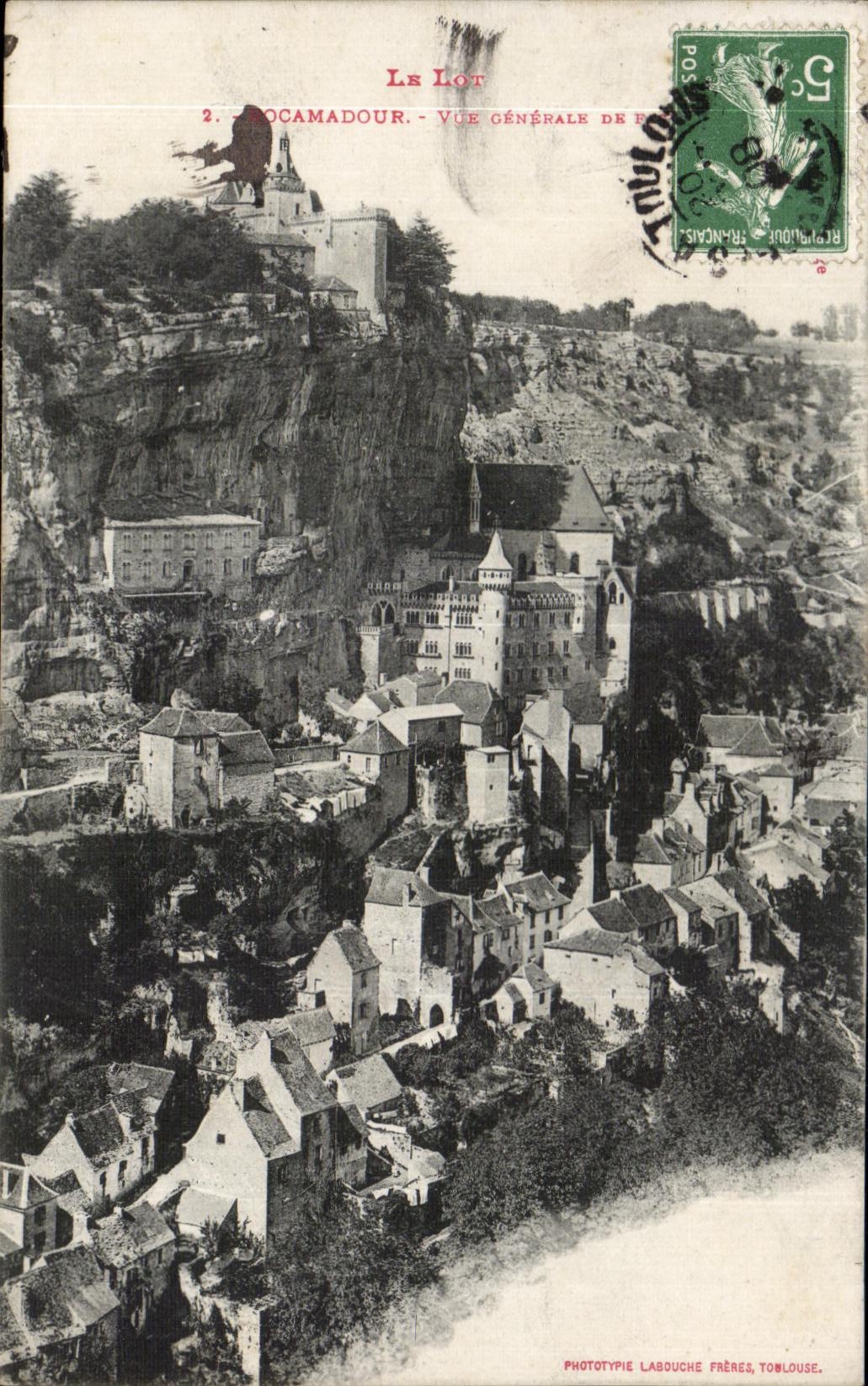 CPA La Lot Rocamadour Vor Ceneralx de