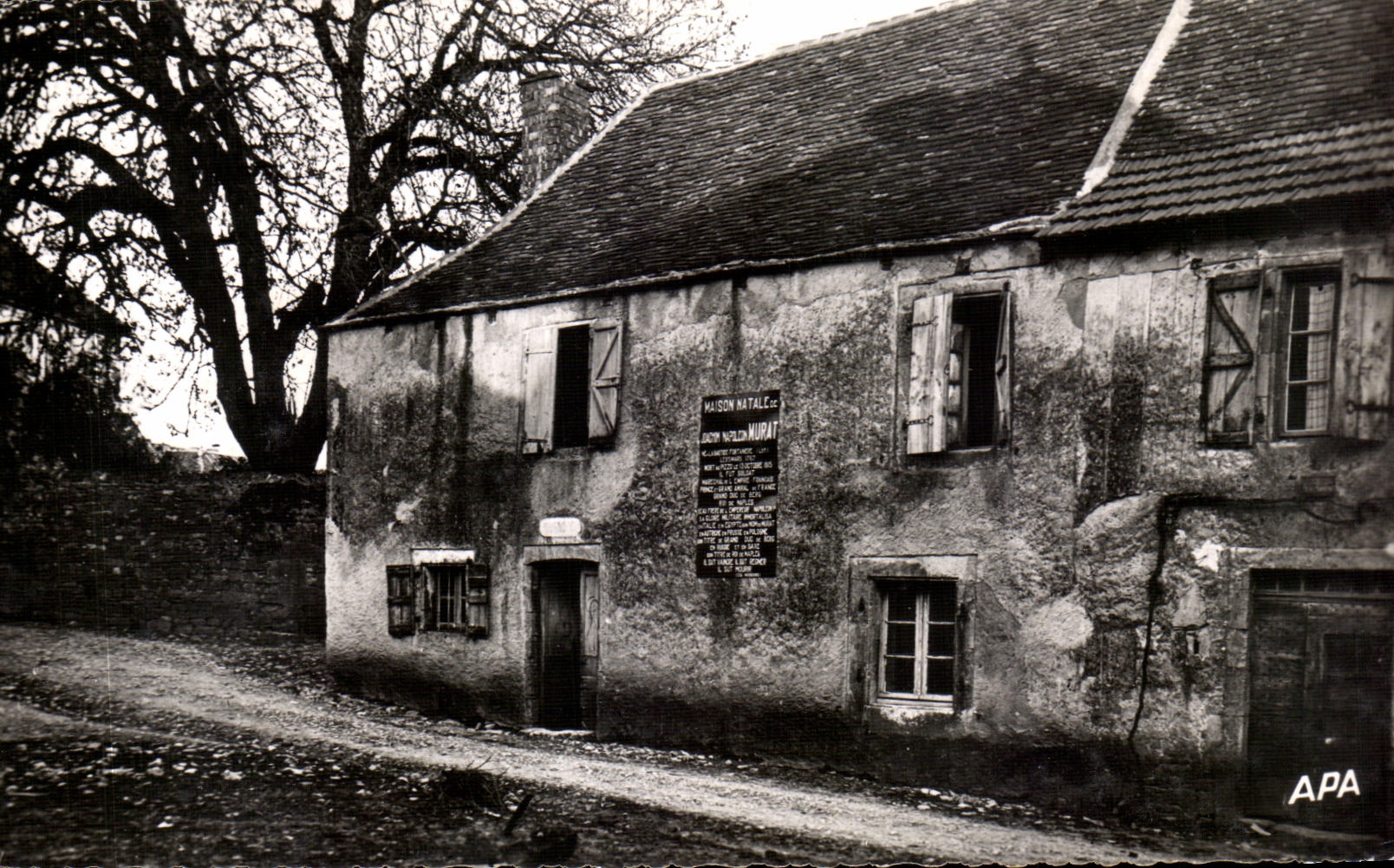 CPA Labastide Murat (Lot) maison natale de Joachim Murat rai de naples
