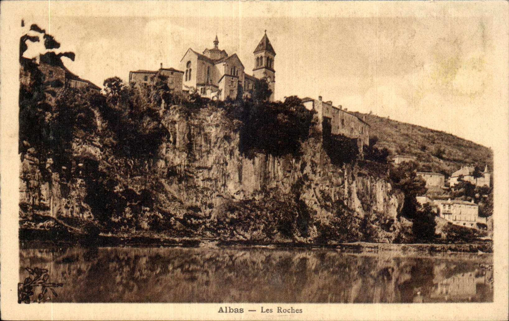 CPA Albas Les Rochers