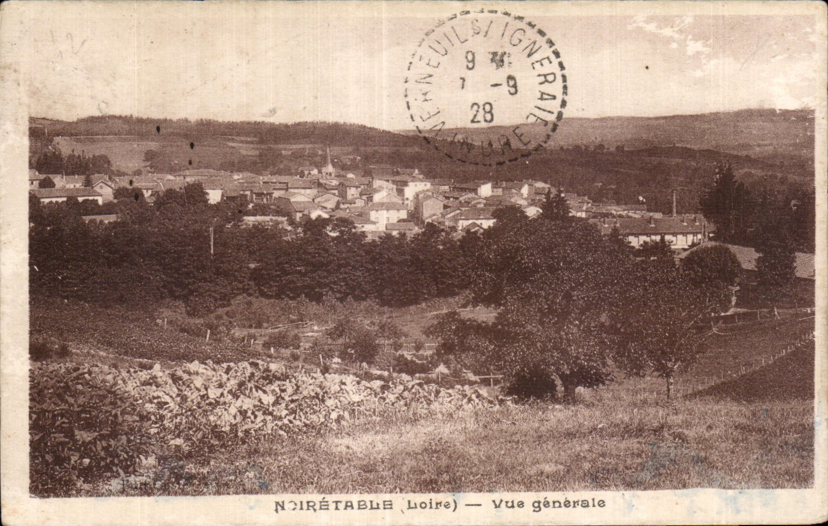 CPA Noiretable (the Loire) View