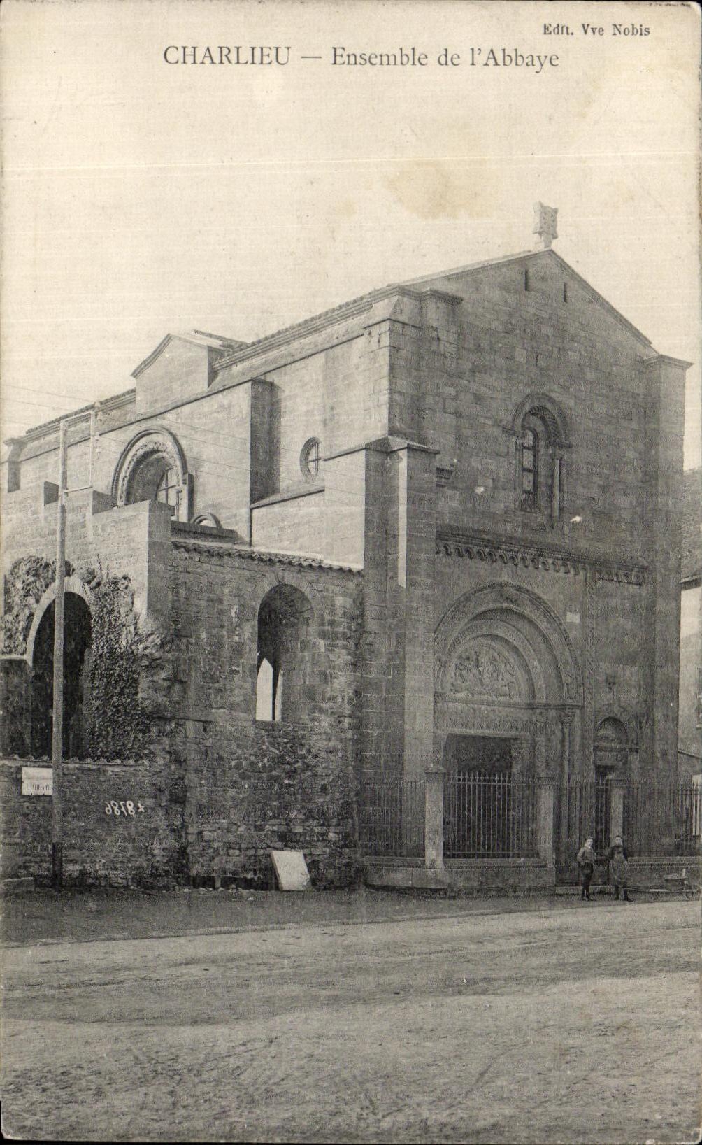 CPA Charlieu Together of Abbey