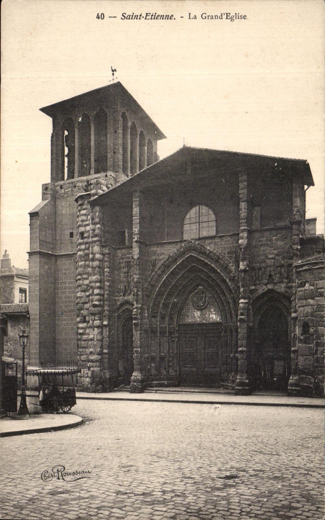 CPA Saint Etienne Large the Church