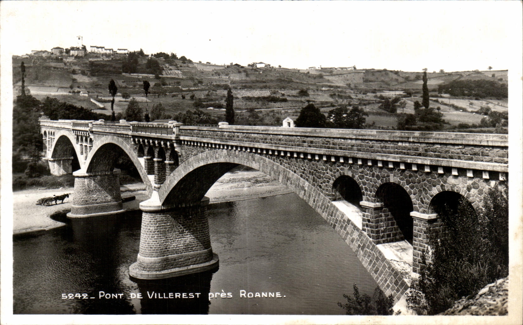 CPSM Bridge of Villerest Close Roanne