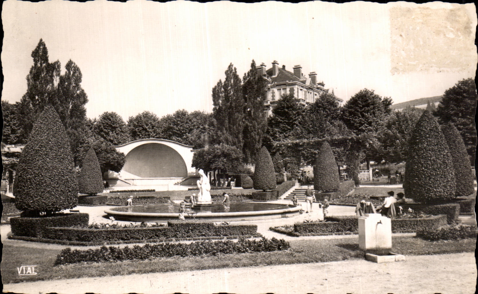 CPA Saint Etienne Garden of the Children to the Round Not