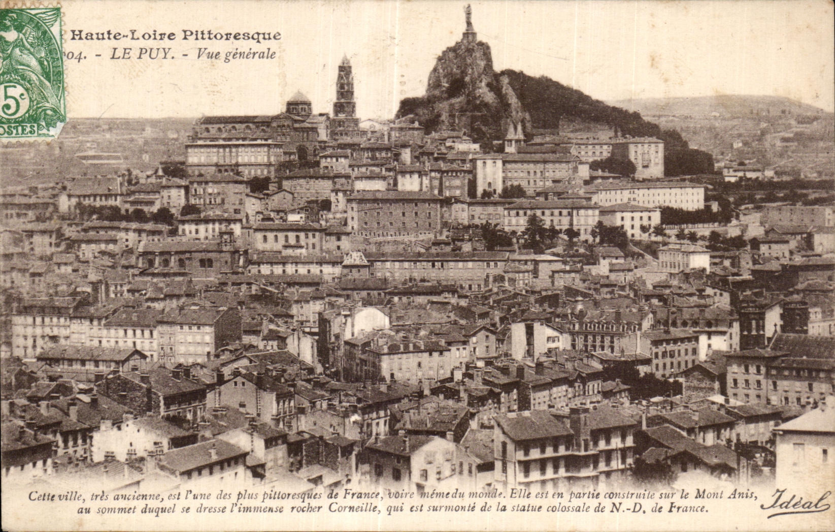 CPA Haute Loive Pittoresque Le Puy Vue generale