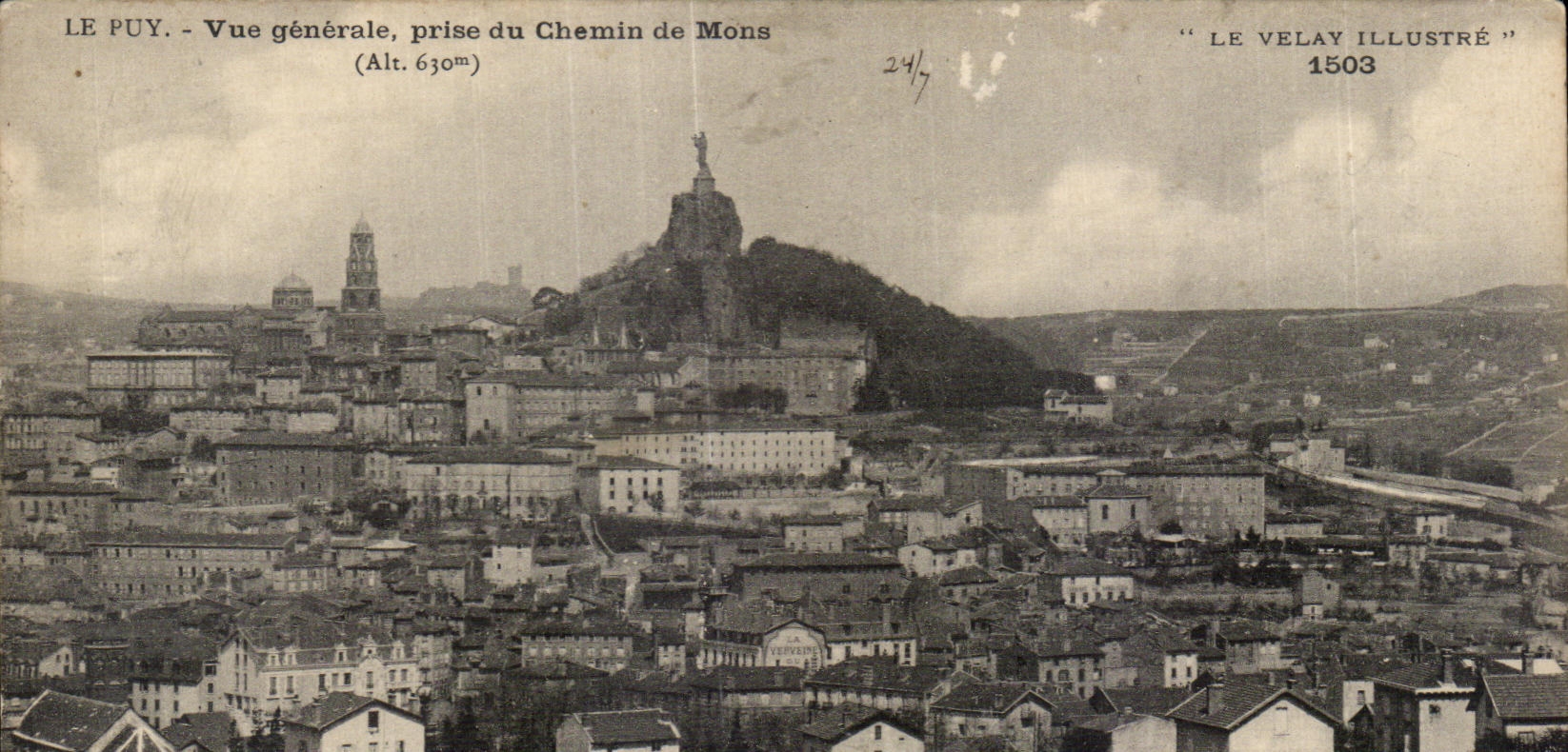 CPA Le Puy Vue generale Prise du Chemin de Mons