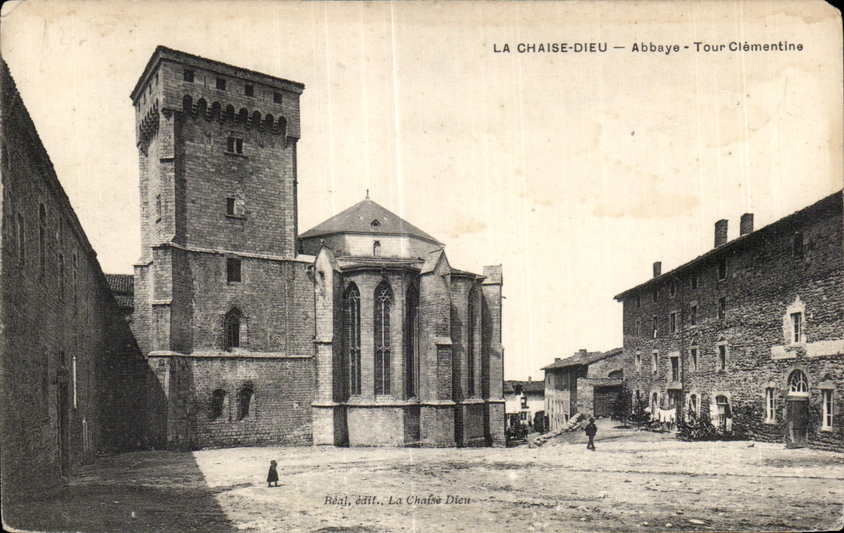 CPA la clementina de la torre de la abadia de dios de la silla