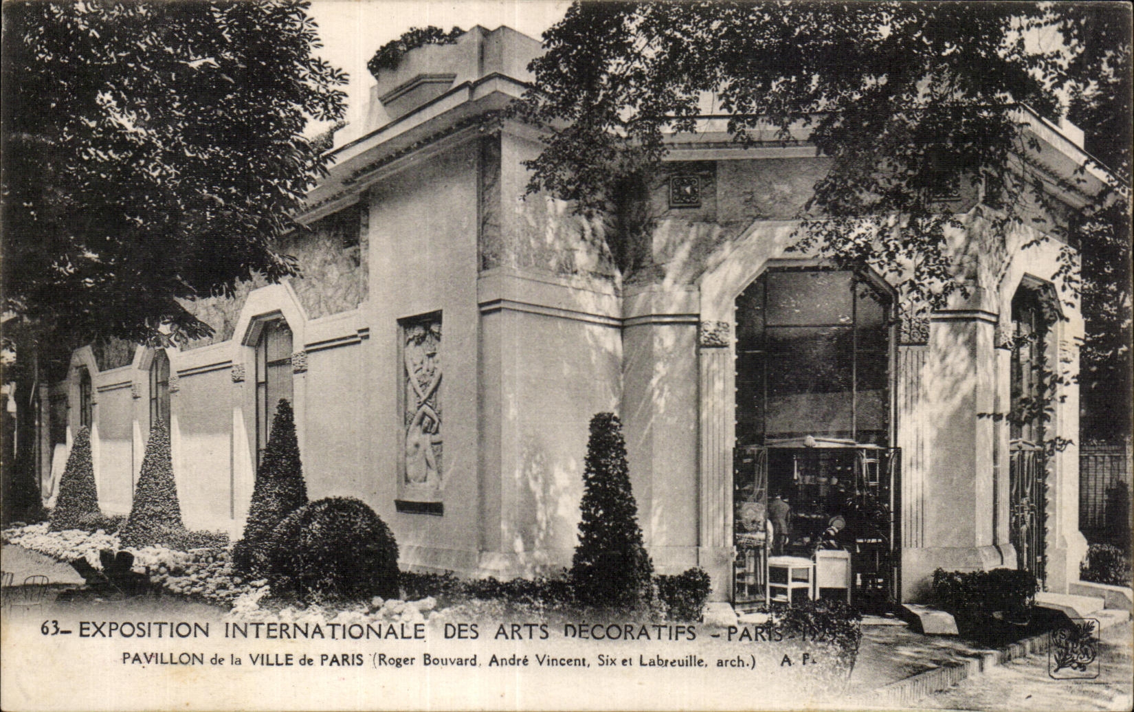 CPA Exposition internationale des Arts Decoratifs Paris 1925 Pavillon de la ville de Paris
