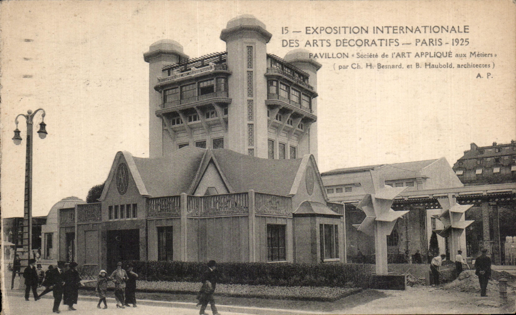 CPA Exposition internationale des Arts Decoratifs Paris 1925 Pavillon Societe de l art applique