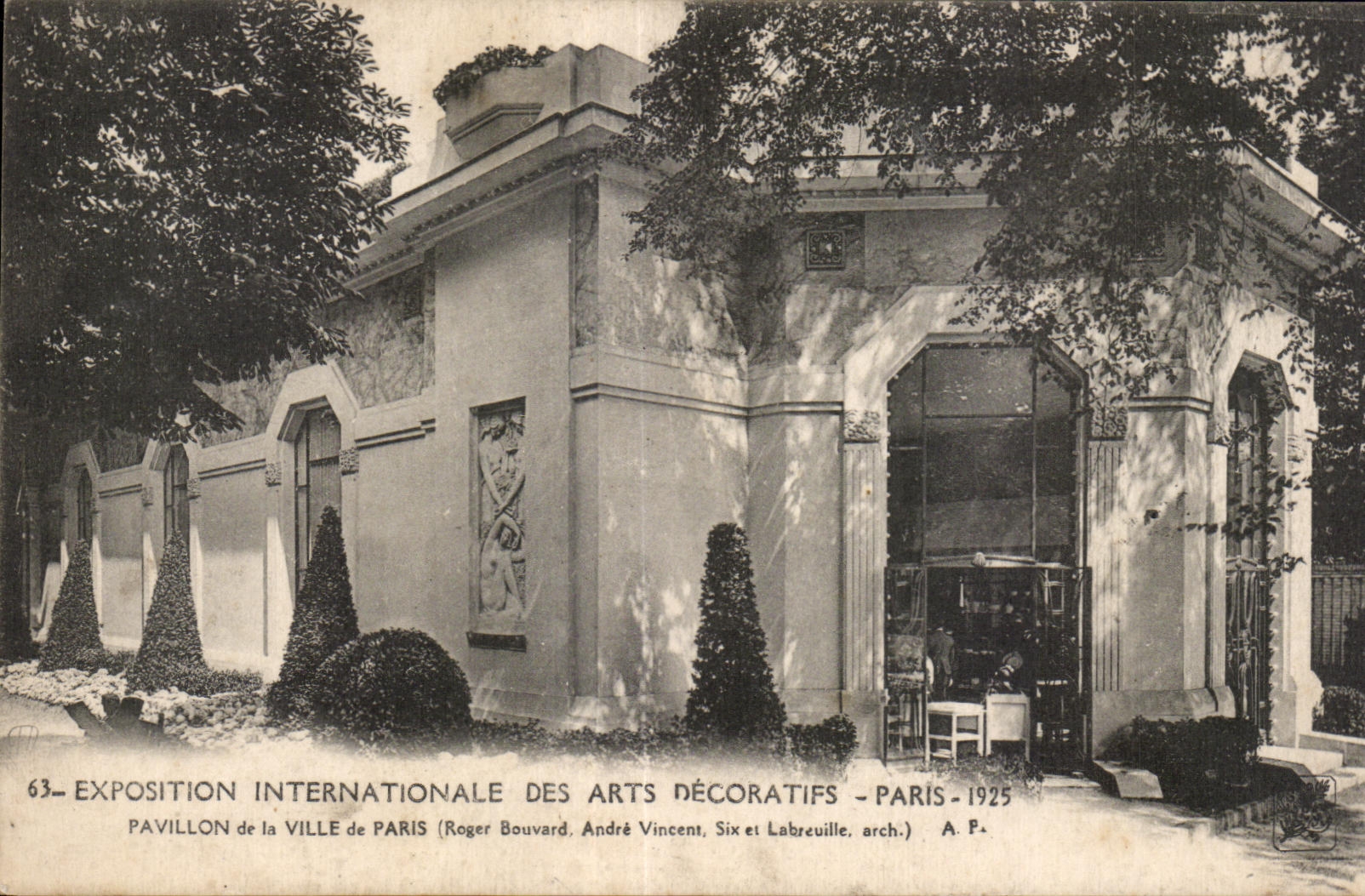 CPA Exposition Internationale des arts decoratifs Paris 1925 Pavillon de la Ville de Paris