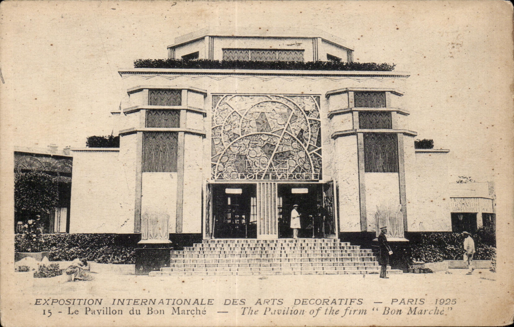 CPA Exposition des arts Decoratifs Paris 1925 Le Pavillon du Bon Marche