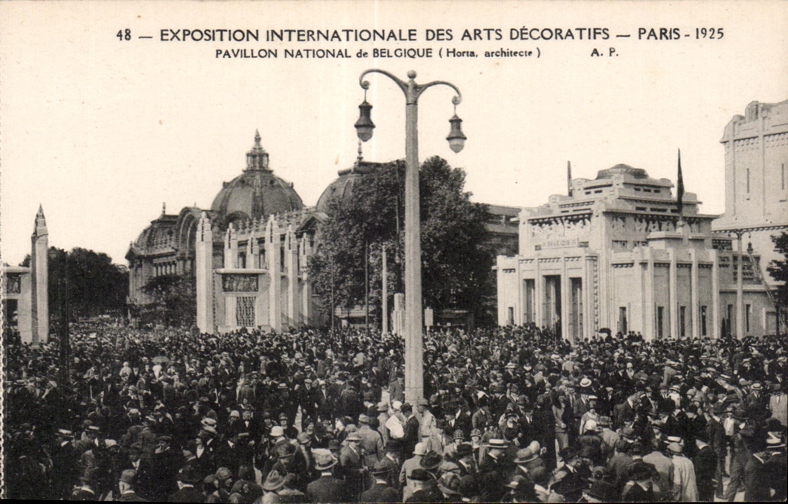 CPA Exposition internationale des arts decoratifs Paris 1925 Pavillon national de Belgique