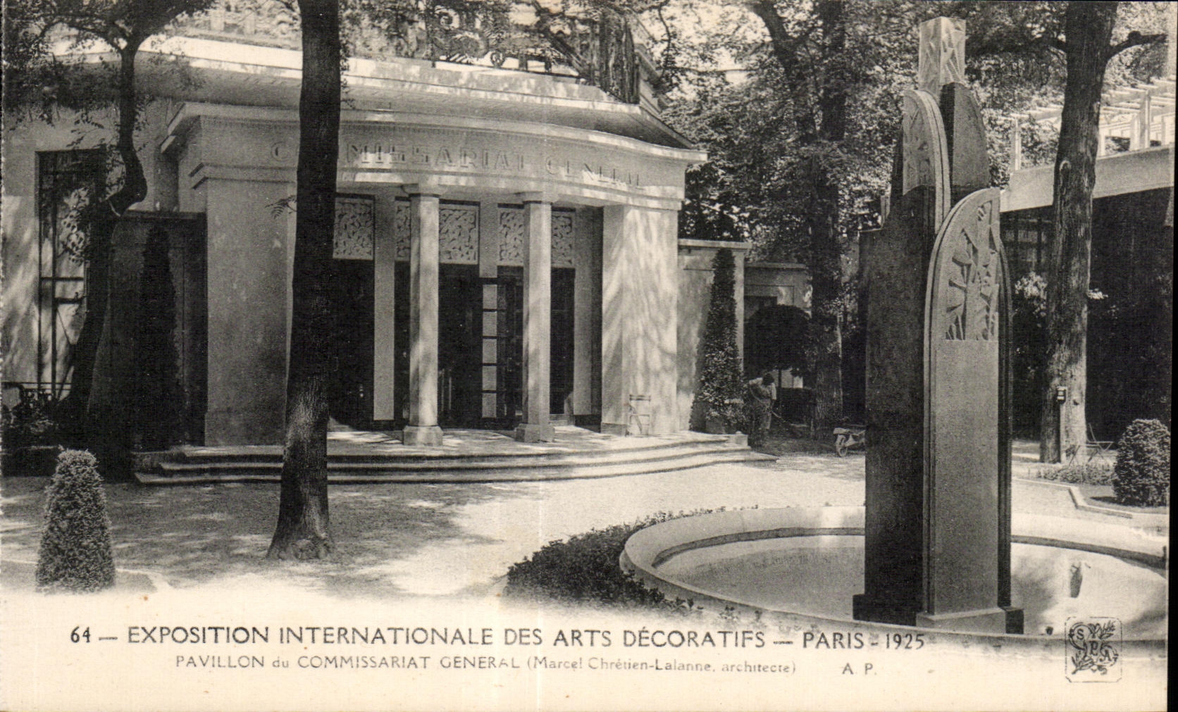 CPA Exposition internationale des arts decoratifs Paris 1925 Pavillon de Commissariat General