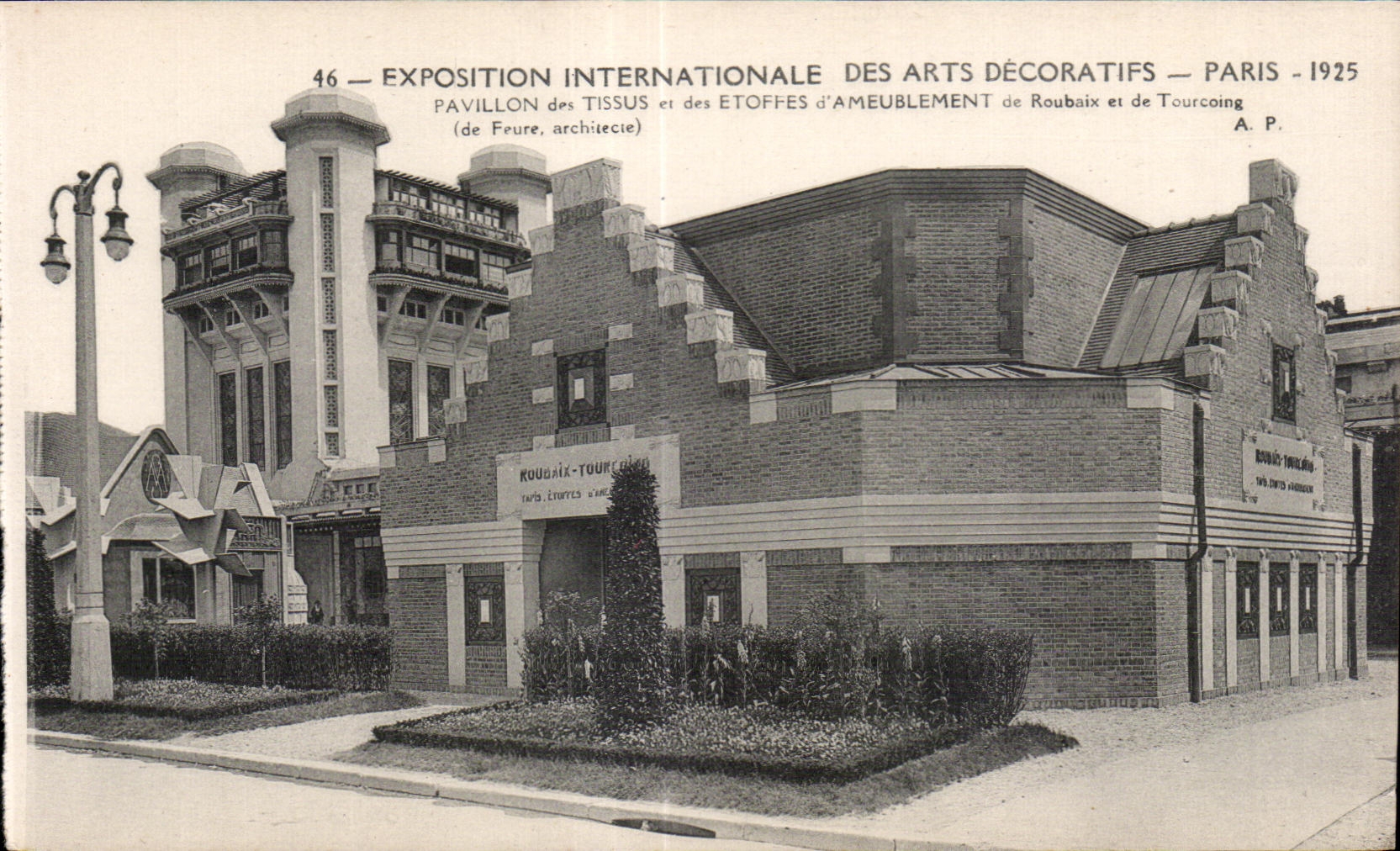 CPA Exposition Internationale des arts decoratifs Paris 1925 Pavillon des Tissus es des etoffes d Ameublement