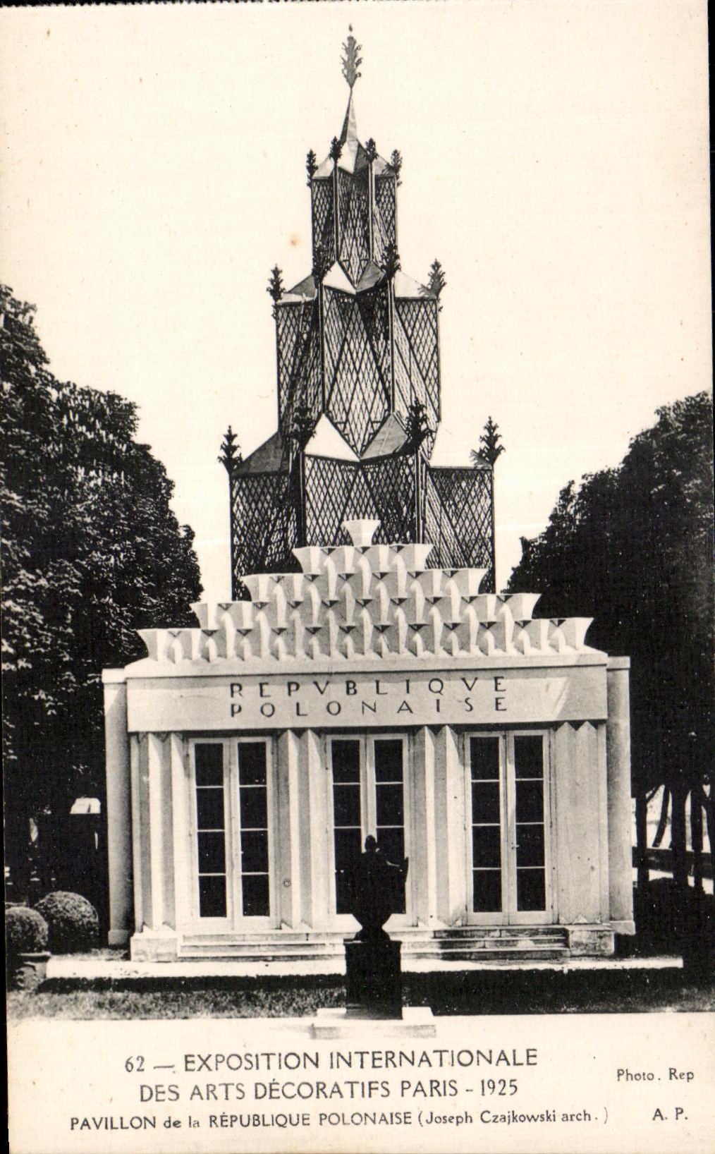 CPA Exposition Internationale des arts decoratifs Paris 1925 Pavillon de la republique polonaise