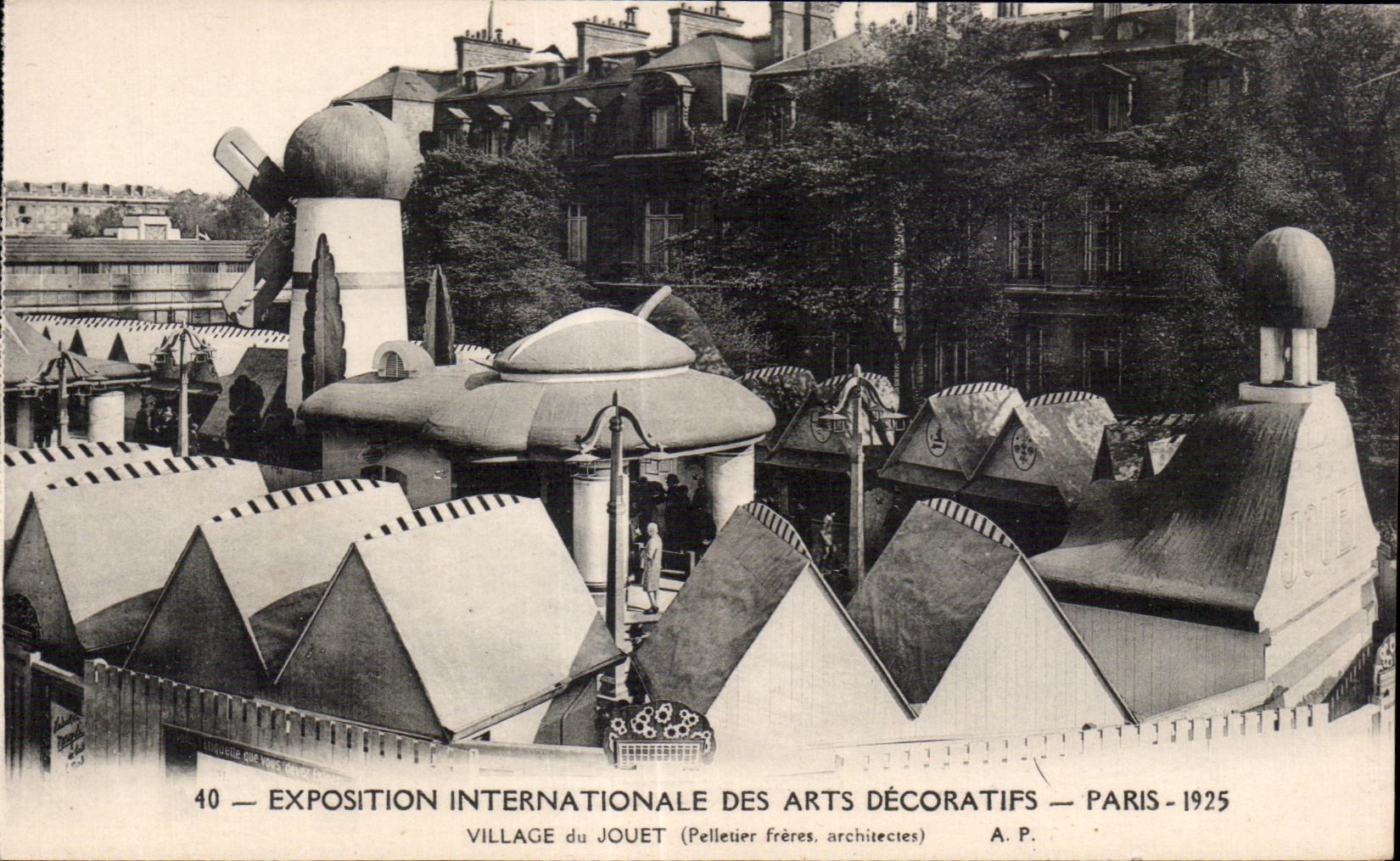 CPA Exposition Internationale des arts decoratifs Paris 1925 village de Jouet