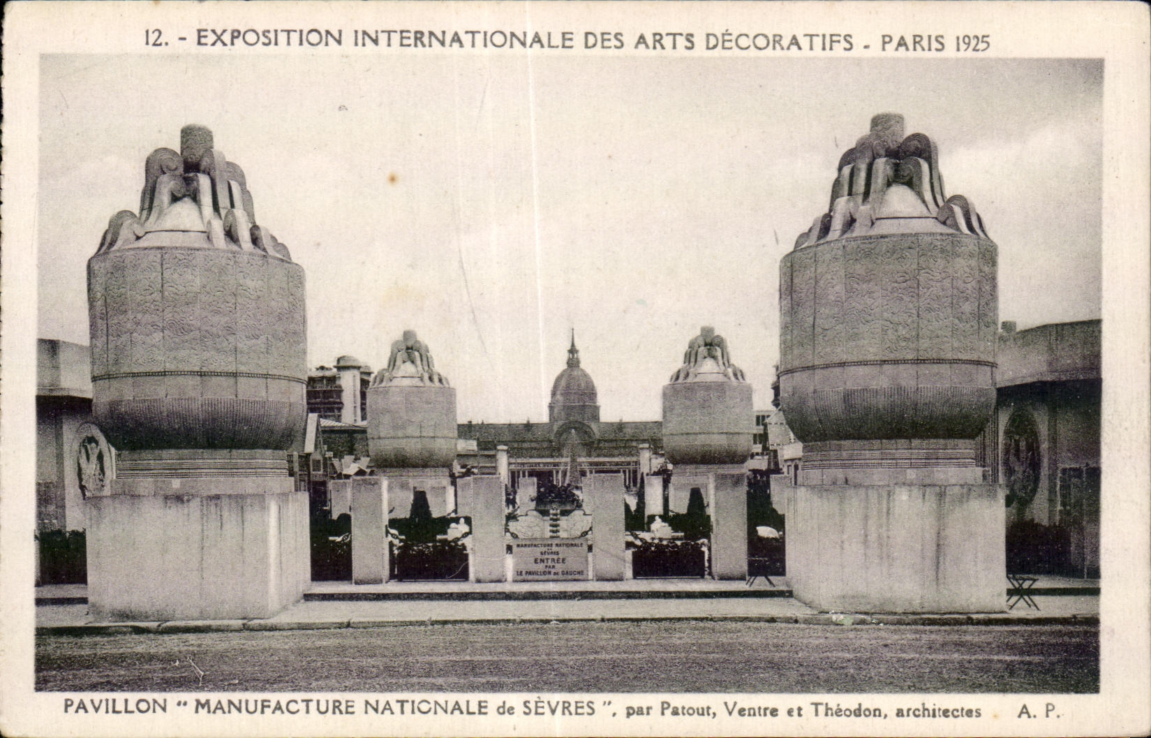 CPA Exposition Internationale des arts Decoratifs Paris 1925 Pavillon Manufacture Nationale de Sevres