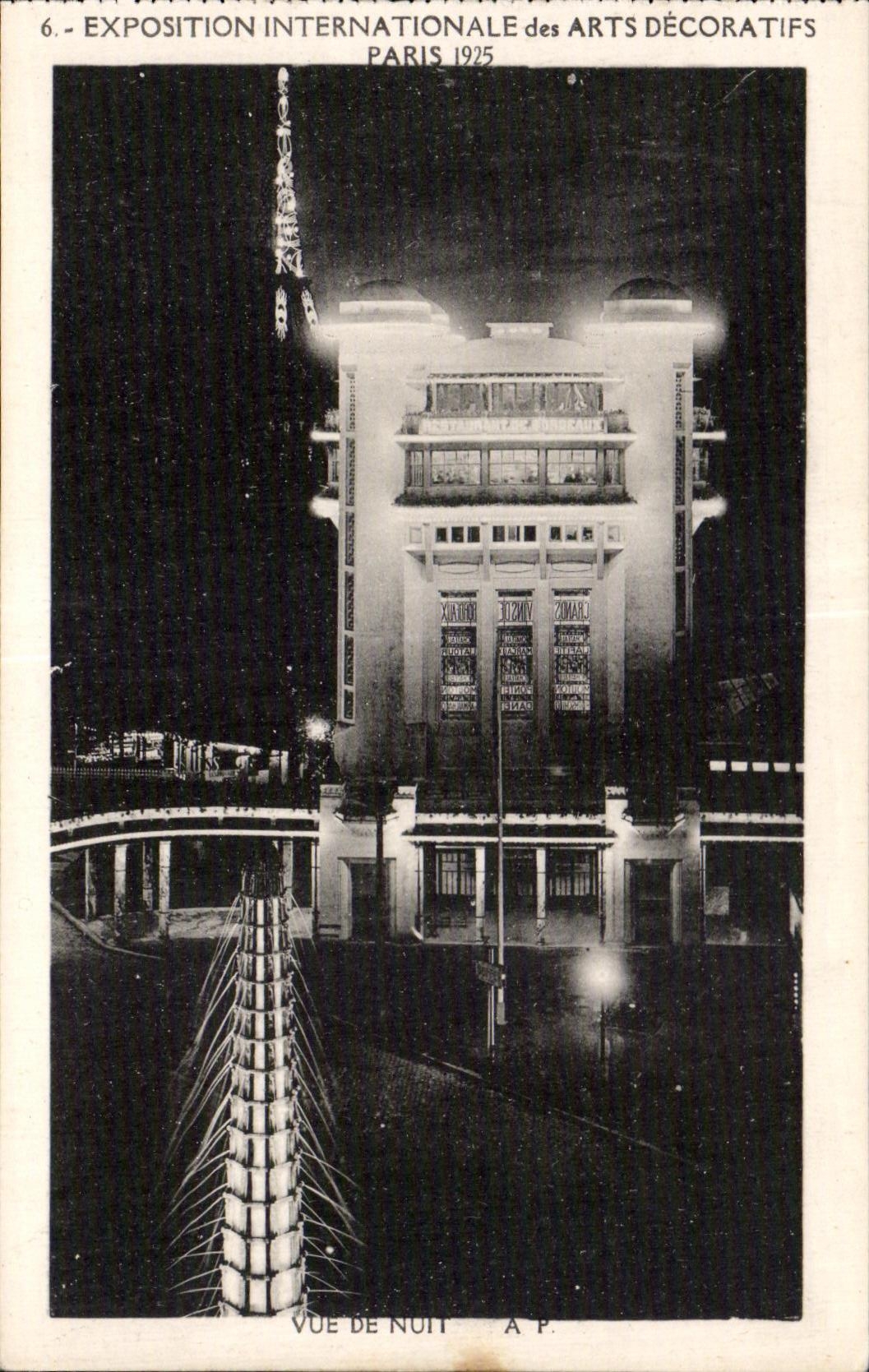 CPA Exposition Internationale des arts Decoratifs Paris 1925 Vue de Nuit