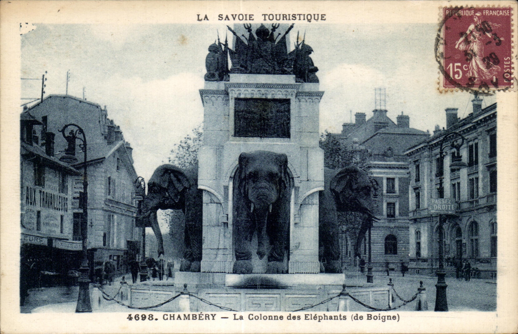 Chambery - la colonne des elephants (de boigne)
