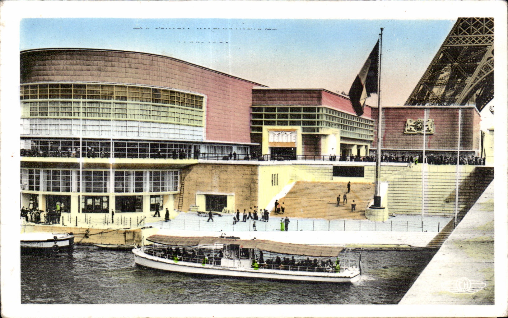 CPA Pavillon de la beligique