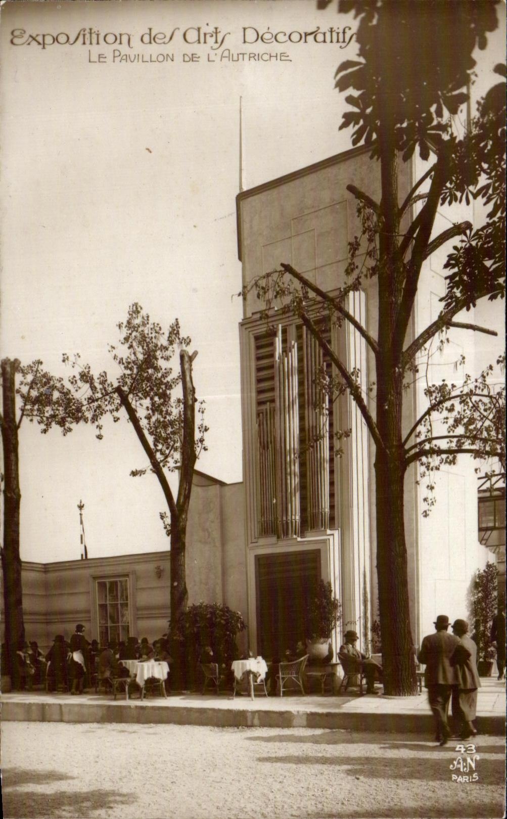 CPA Expostion des arts decoratifs Le Pavillon De l autriche