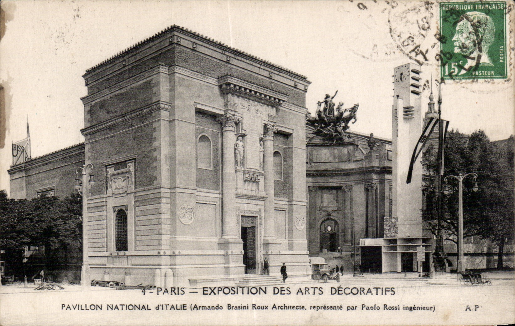 CPA Paris - Exposition des arts decoratifs Pavillon national d Italie