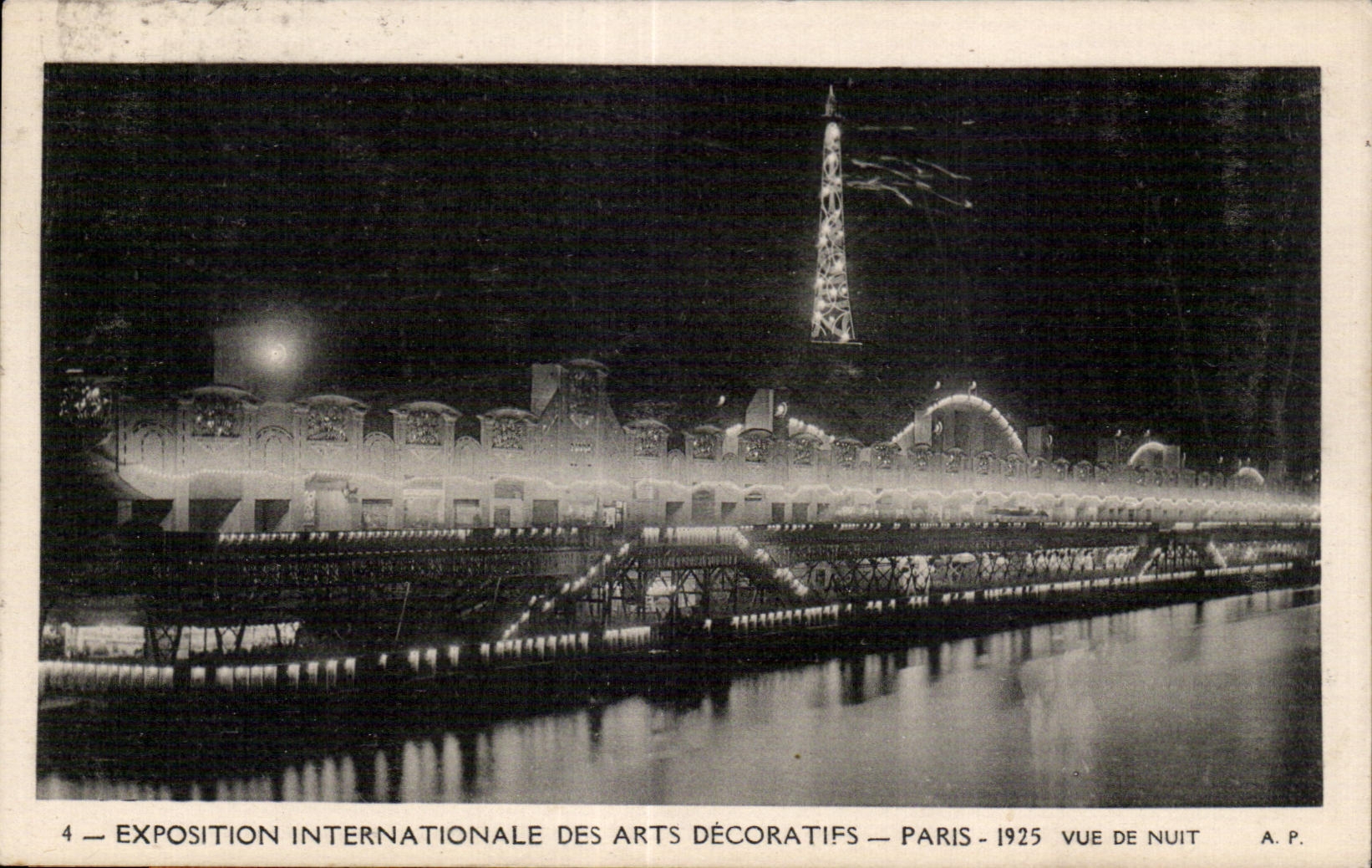 CPA Paris - Exposition des arts decoratifs - paris - 1925 vue de NUIT