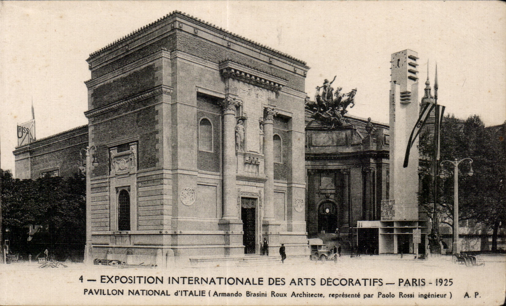 CPA Exposition Internationale des arts decoratifs - Paris 1925 Pavillon National d Italie