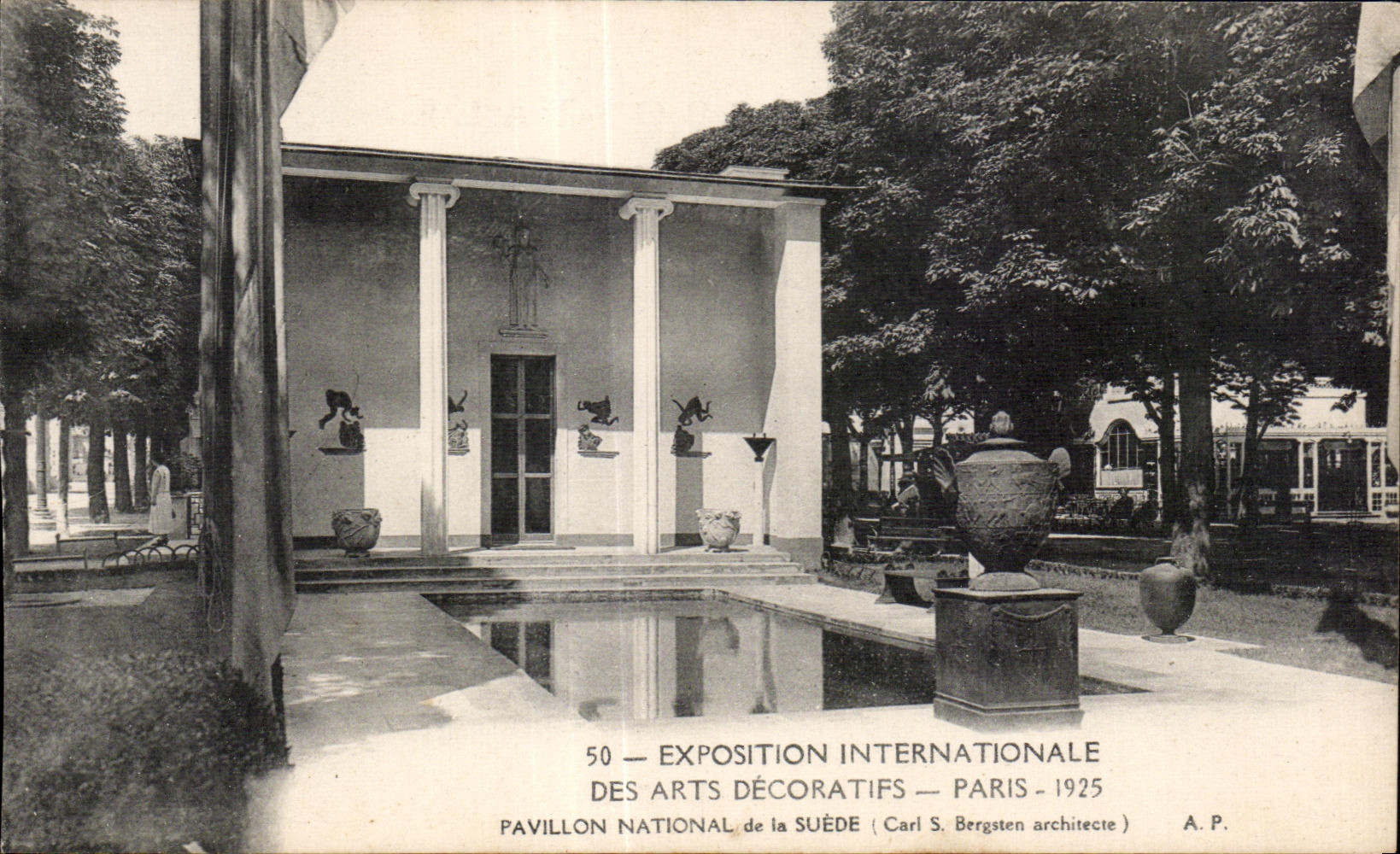 CPA Exposition Internationale des arts decoratifs - Paris - 1925 Pavillon national de la Suede
