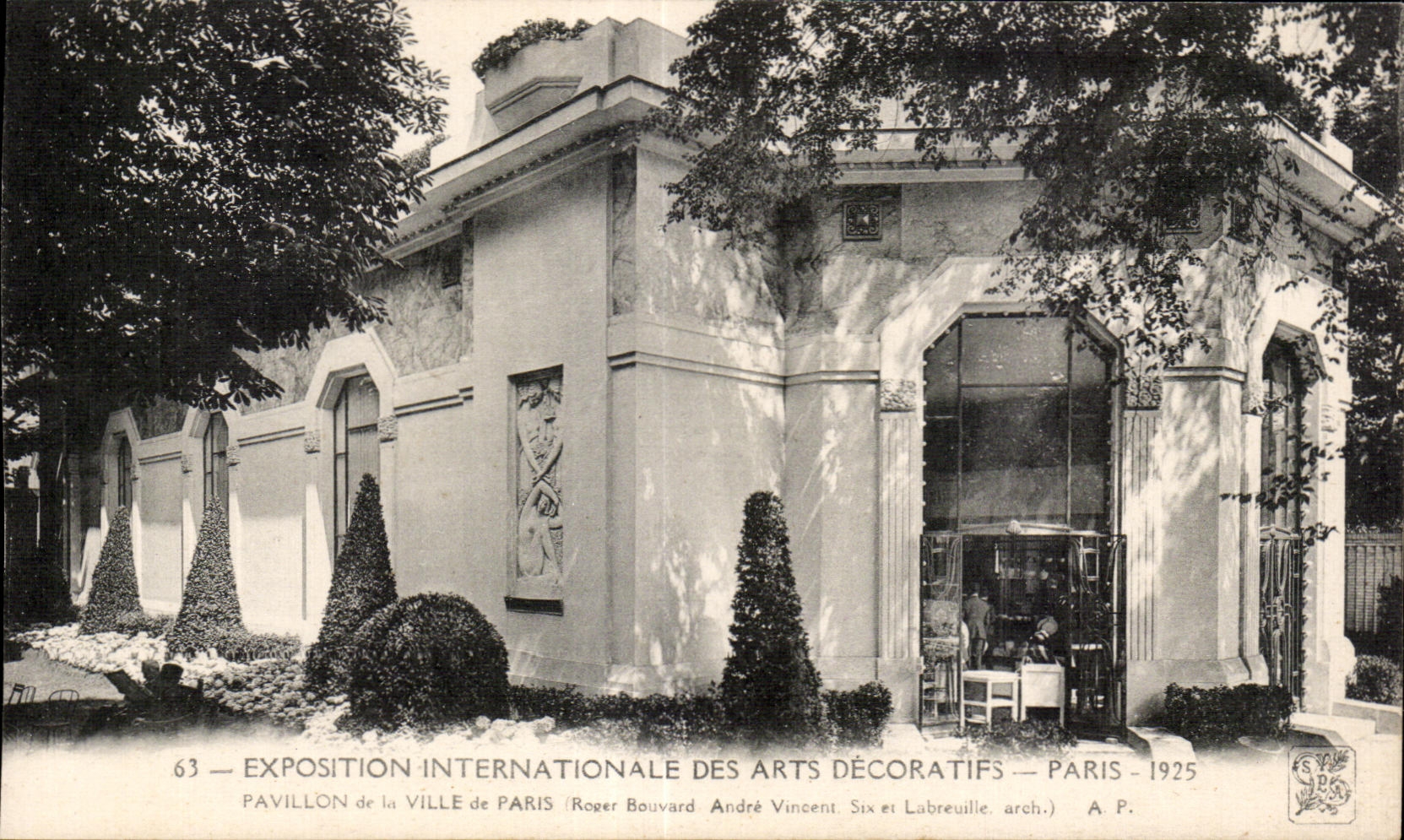 CPA Exposition Internationale des arts decoratifs - Paris - 1925 Pavillon de la Ville de Paris