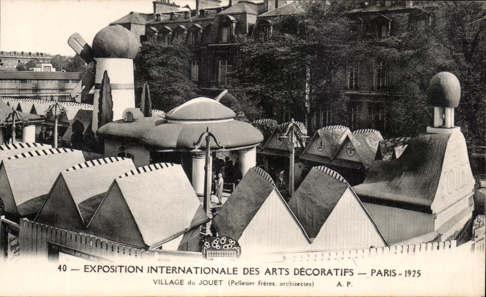 CPA Exposition Internationale des arts decoratifs - Paris - 1925 village de Jouet