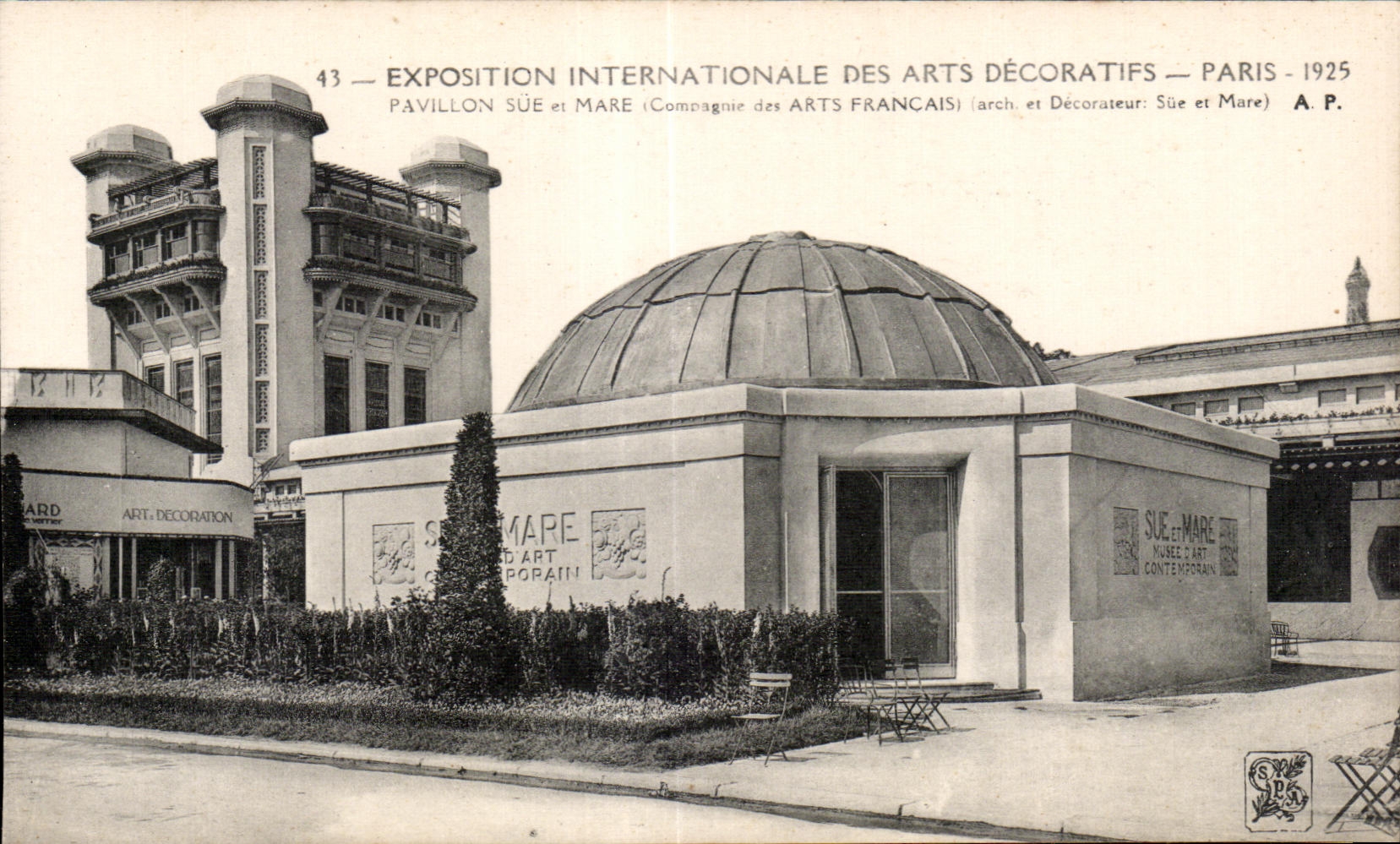 CPA Exposition Internationale des arts decoratifs - Paris - 1925 Pavillon sue Mare