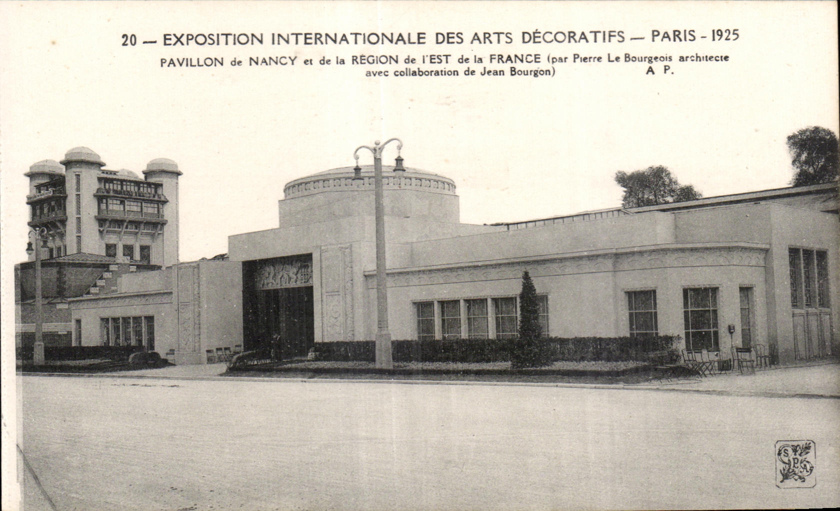 CPA Paris Exposition internationale des Arts Decoratifs Pavillon de Nancy et de la region Est de France 