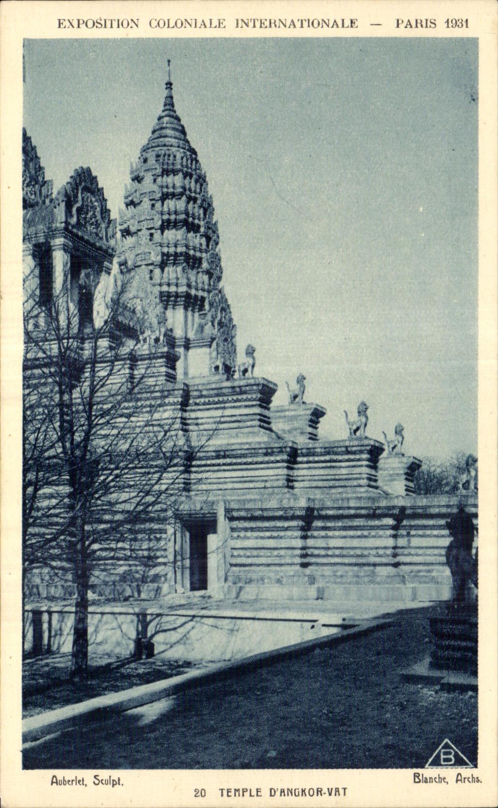 CPA Paris Exposition coloniale internationale 1931 Temple d Angkor Vat
